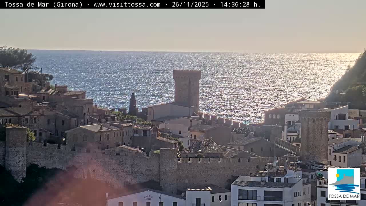 Tossa de Mar Landscape Live Cam - Girona, Catalonia, Spain