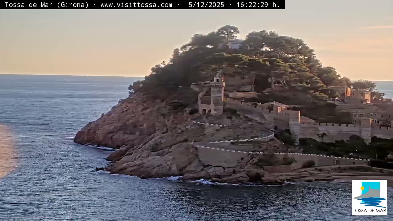 Tossa de Mar Landscape Live Cam - Girona, Catalonia, Spain