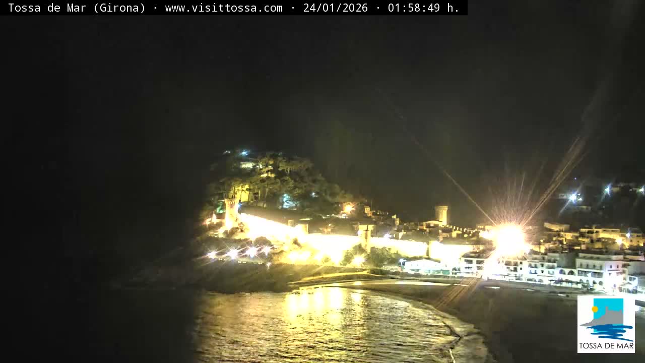 Tossa de Mar Landscape Live Cam - Girona, Catalonia, Spain