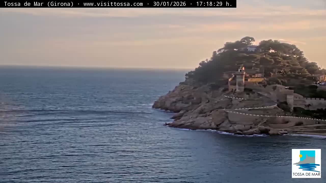 Tossa de Mar Landscape Live Cam - Girona, Catalonia, Spain