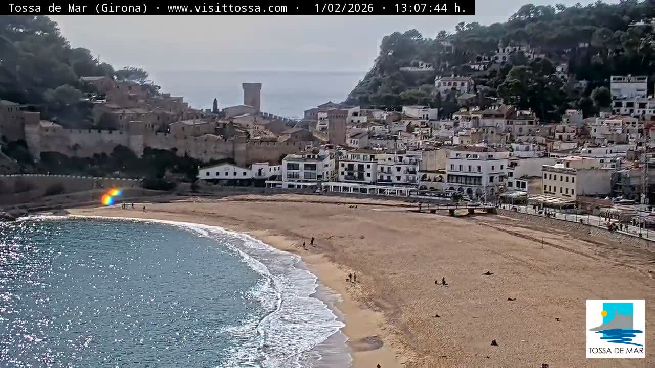 Tossa de Mar Landscape Live Cam - Girona, Catalonia, Spain