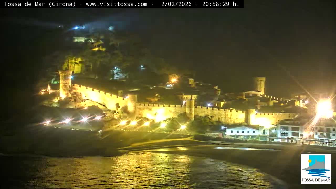 Tossa de Mar Landscape Live Cam - Girona, Catalonia, Spain