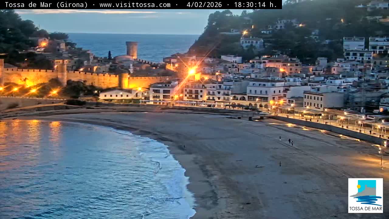 Tossa de Mar Landscape Live Cam - Girona, Catalonia, Spain