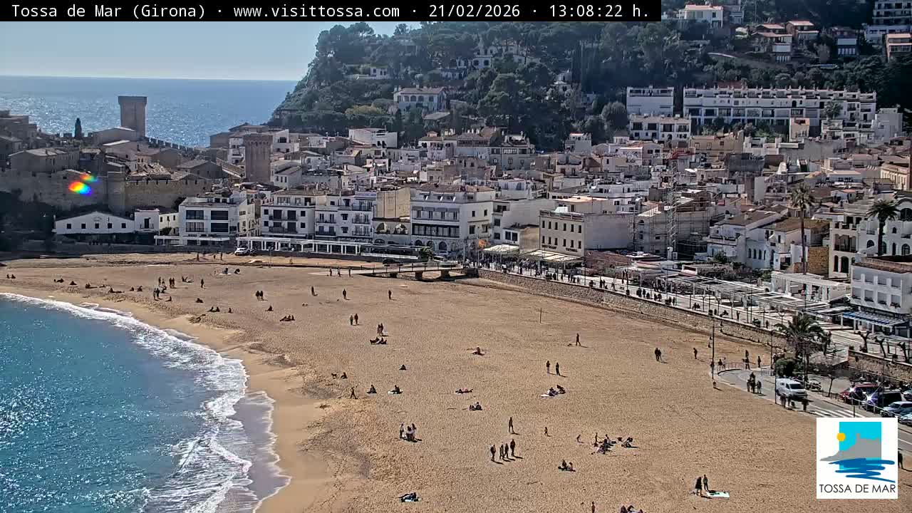 Tossa de Mar Landscape Live Cam - Girona, Catalonia, Spain