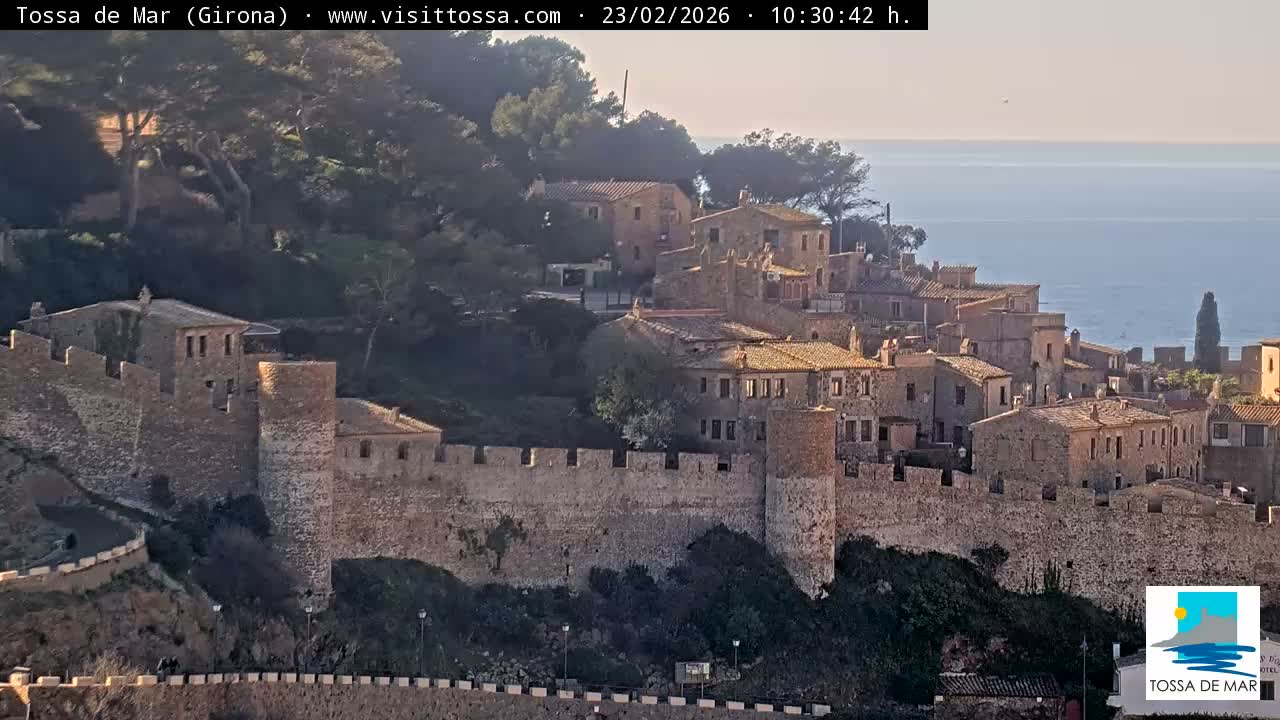 Tossa de Mar Landscape Live Cam - Girona, Catalonia, Spain
