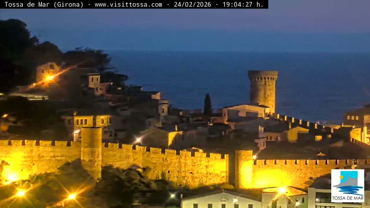 Tossa de Mar Landscape Live Cam - Girona, Catalonia, Spain
