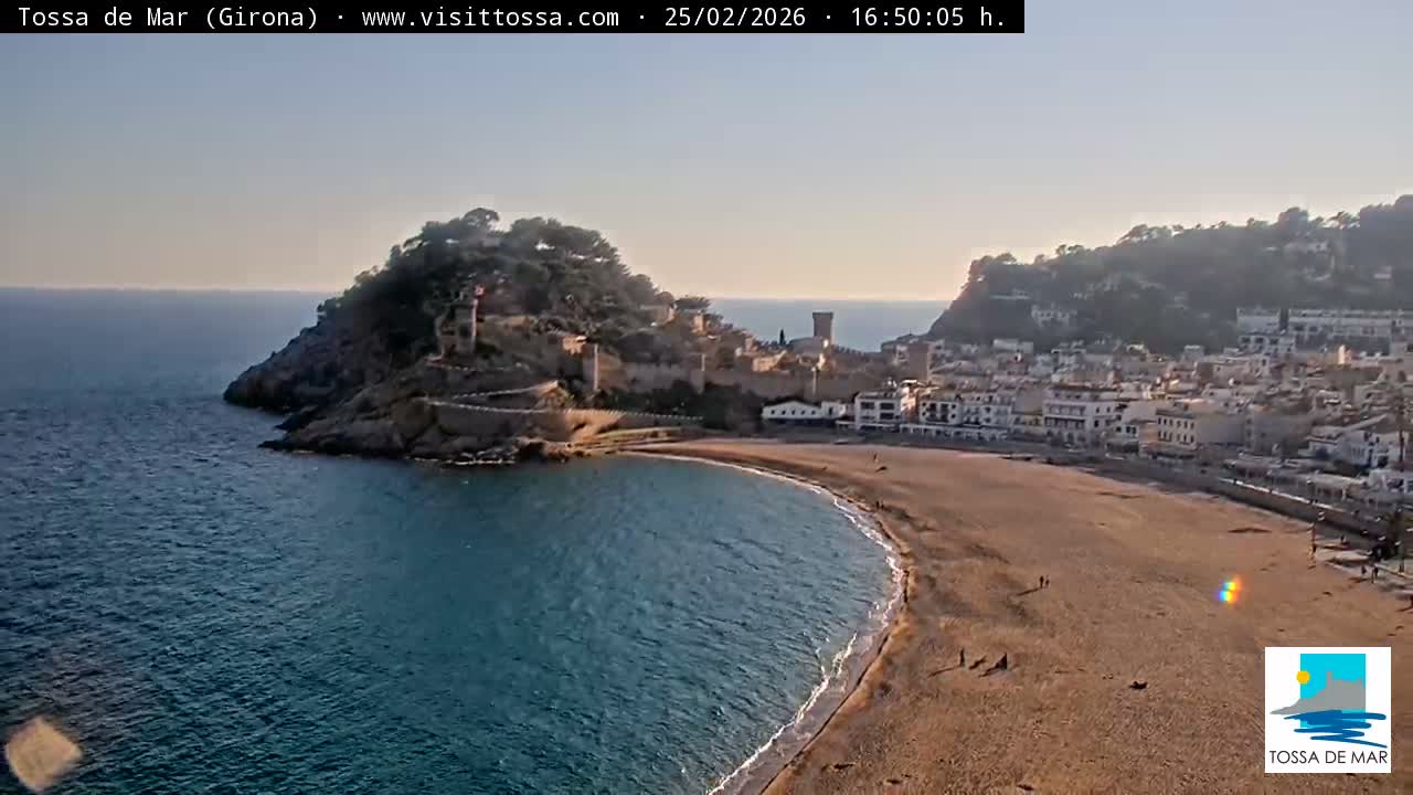 Tossa de Mar Landscape Live Cam - Girona, Catalonia, Spain