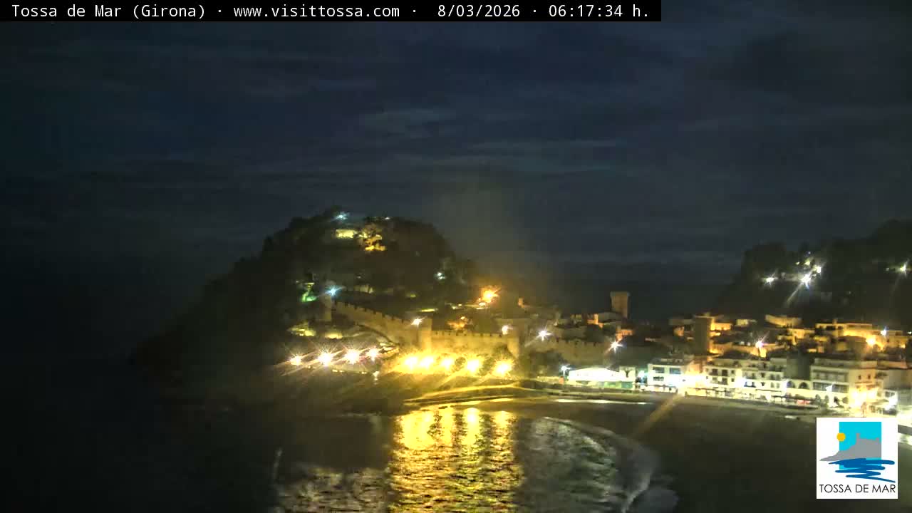 Tossa de Mar Landscape Live Cam - Girona, Catalonia, Spain