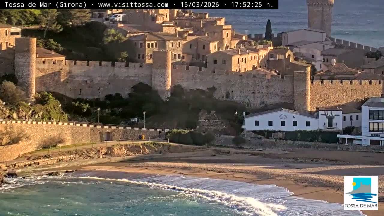 Tossa de Mar Landscape Live Cam - Girona, Catalonia, Spain