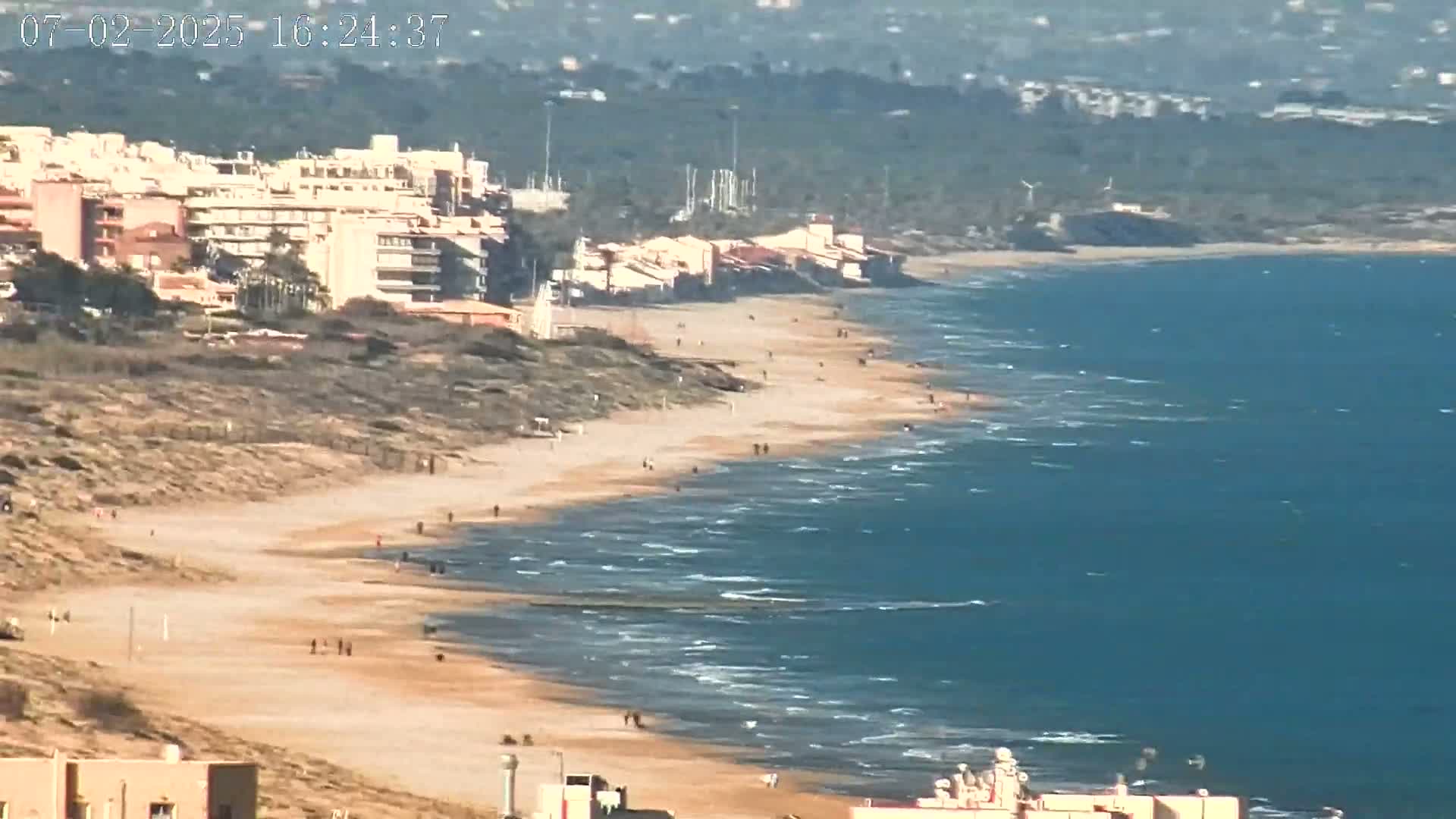 Torrevieja Playa de La Mata Beach Live Cam - Alicante, Valencia, Spain