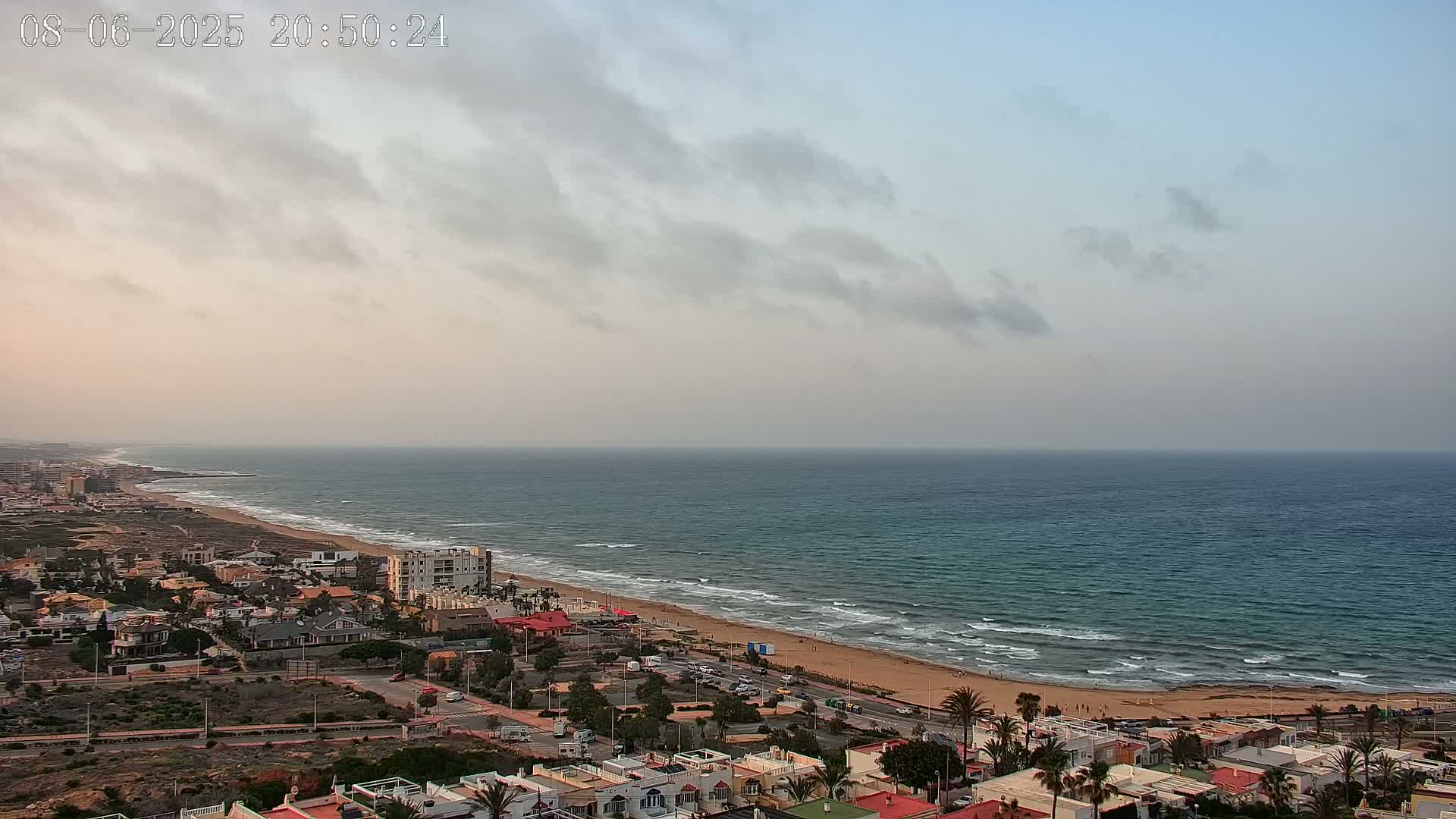 Torrevieja Playa de La Mata Beach Live Cam - Alicante, Valencia, Spain
