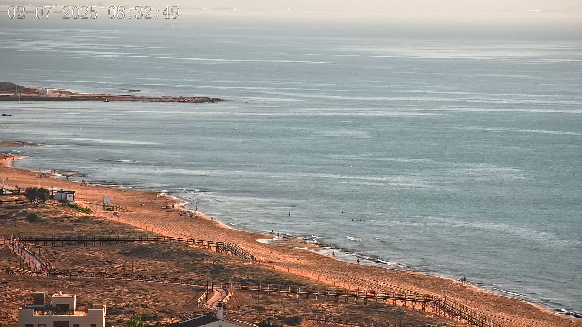 Torrevieja Playa de La Mata Beach Live Cam - Alicante, Valencia, Spain