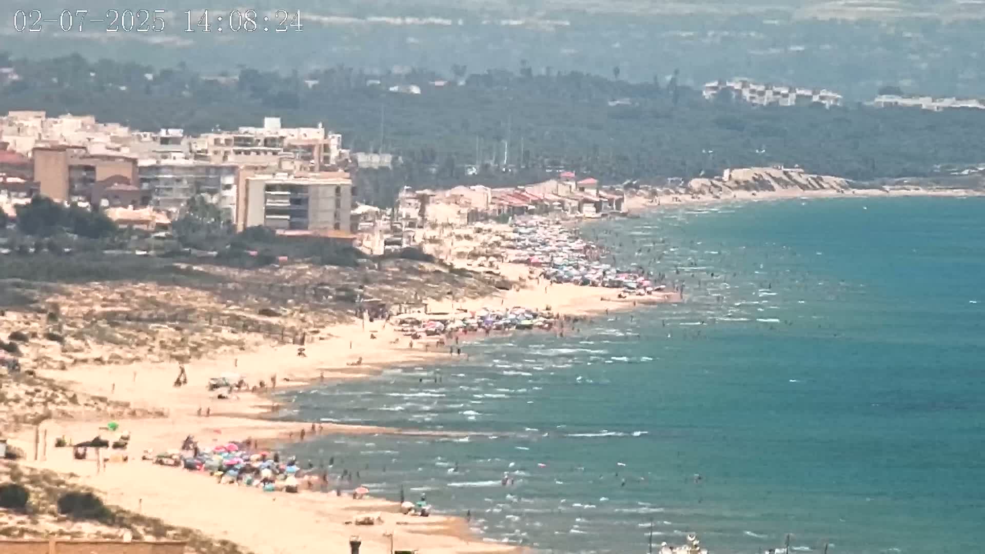 Torrevieja Playa de La Mata Beach Live Cam - Alicante, Valencia, Spain