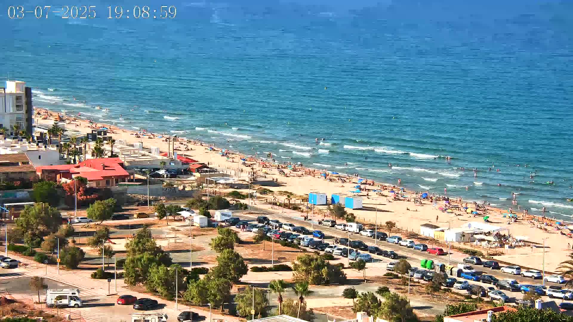 Torrevieja Playa de La Mata Beach Live Cam - Alicante, Valencia, Spain