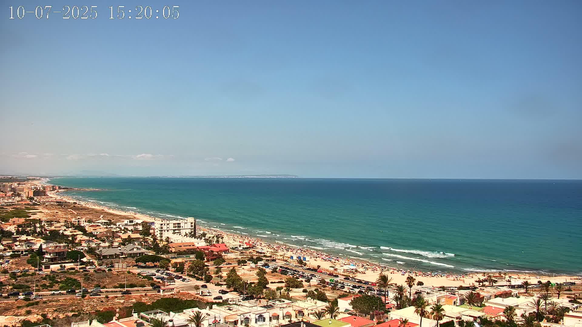 Torrevieja Playa de La Mata Beach Live Cam - Alicante, Valencia, Spain