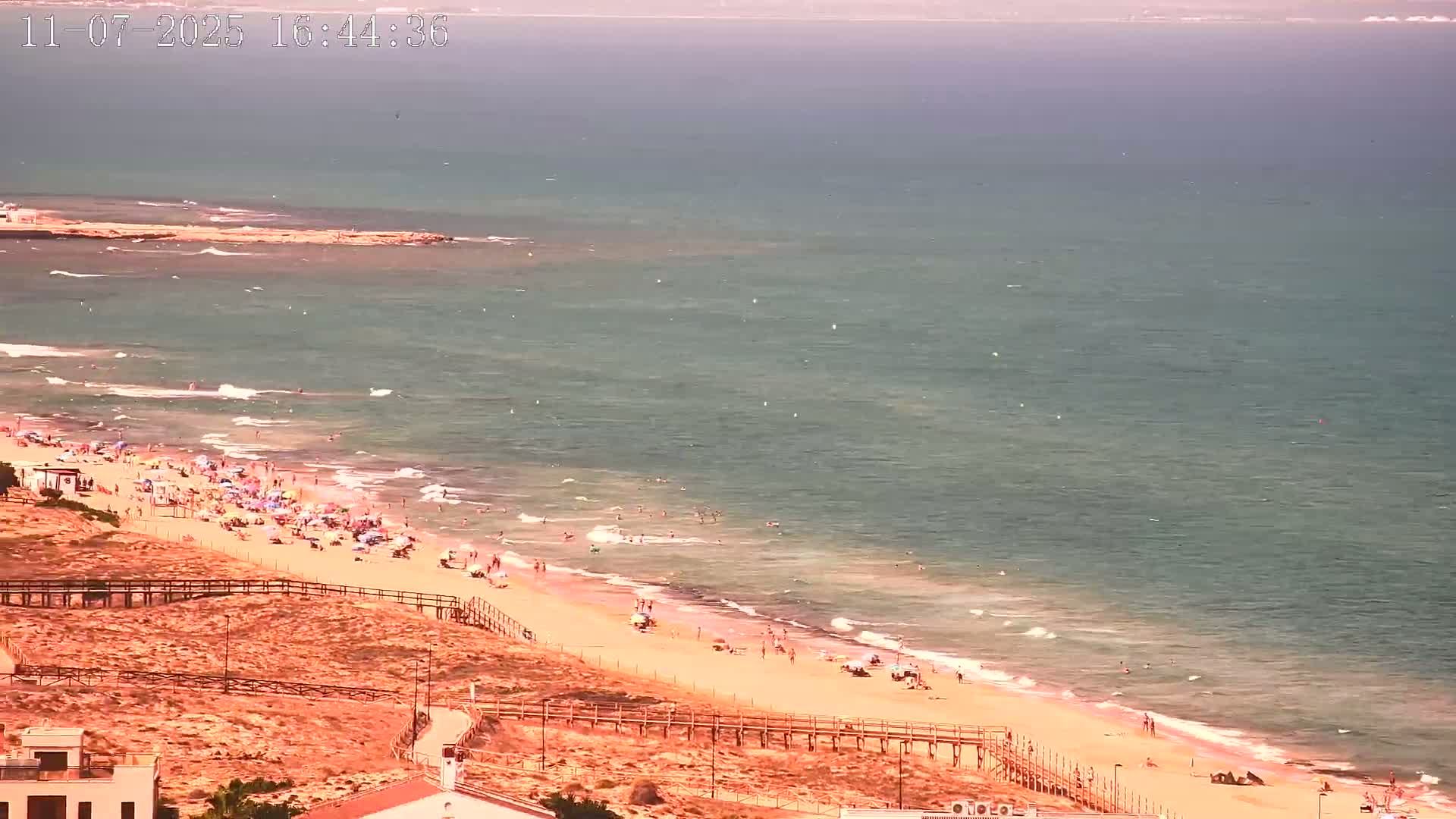 Torrevieja Playa de La Mata Beach Live Cam - Alicante, Valencia, Spain
