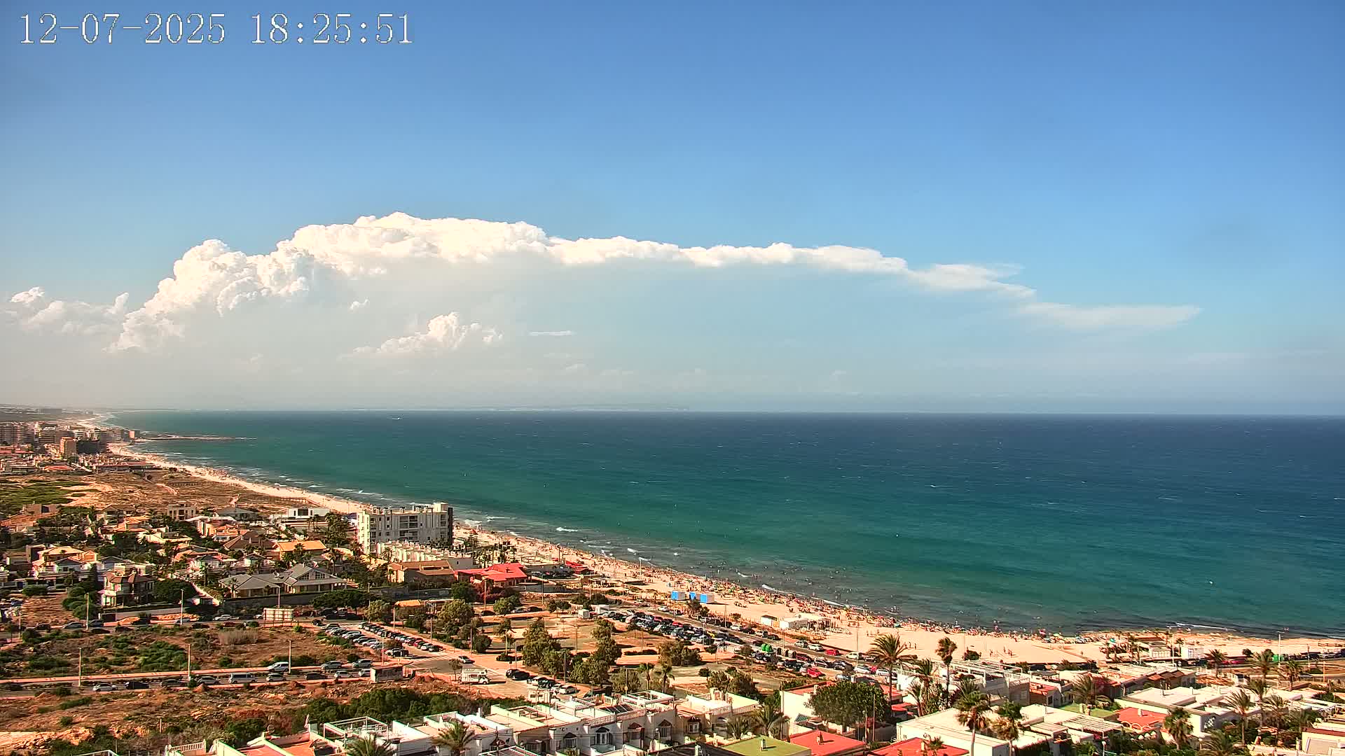 Torrevieja Playa de La Mata Beach Live Cam - Alicante, Valencia, Spain