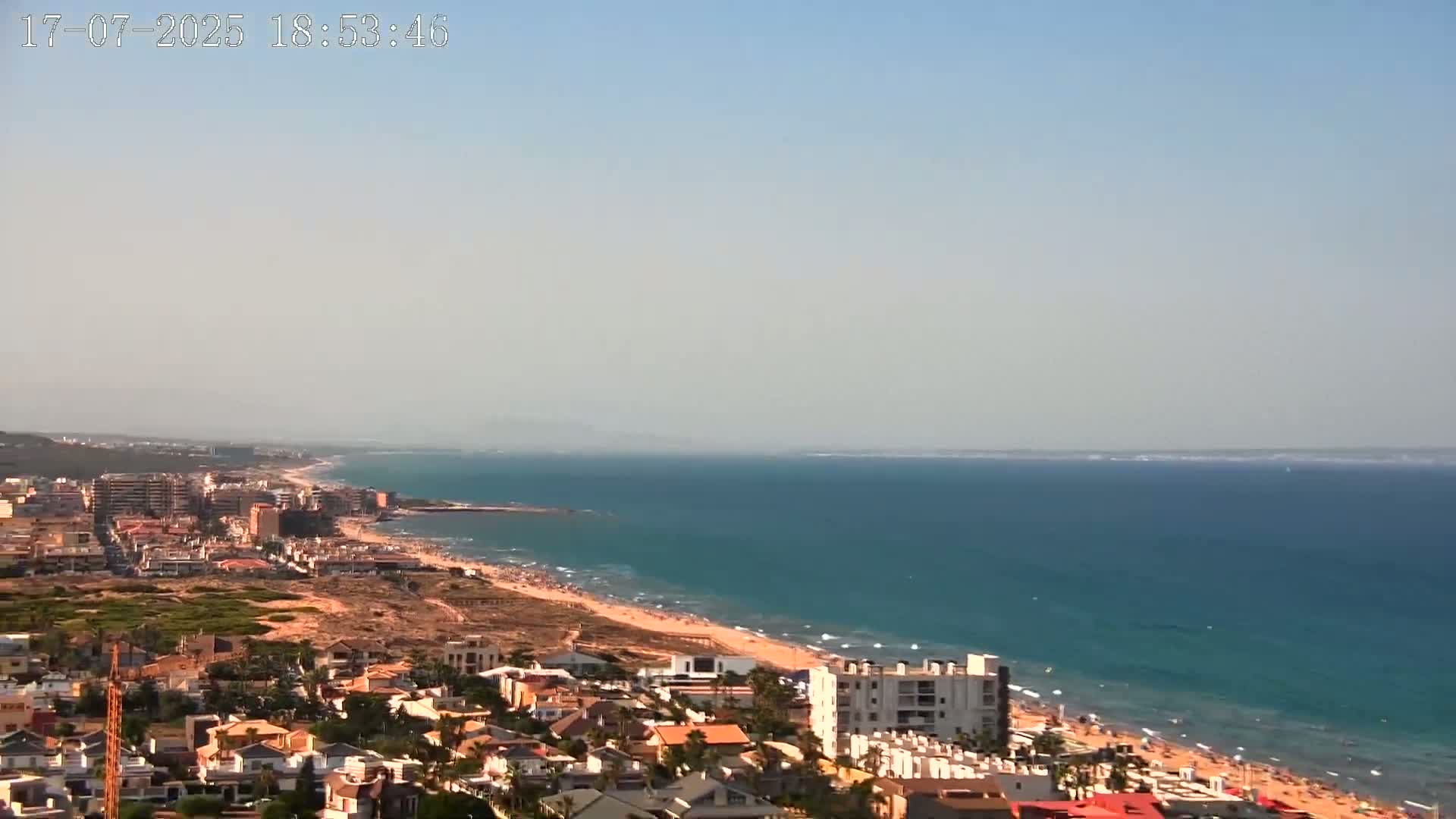 Torrevieja Playa de La Mata Beach Live Cam - Alicante, Valencia, Spain