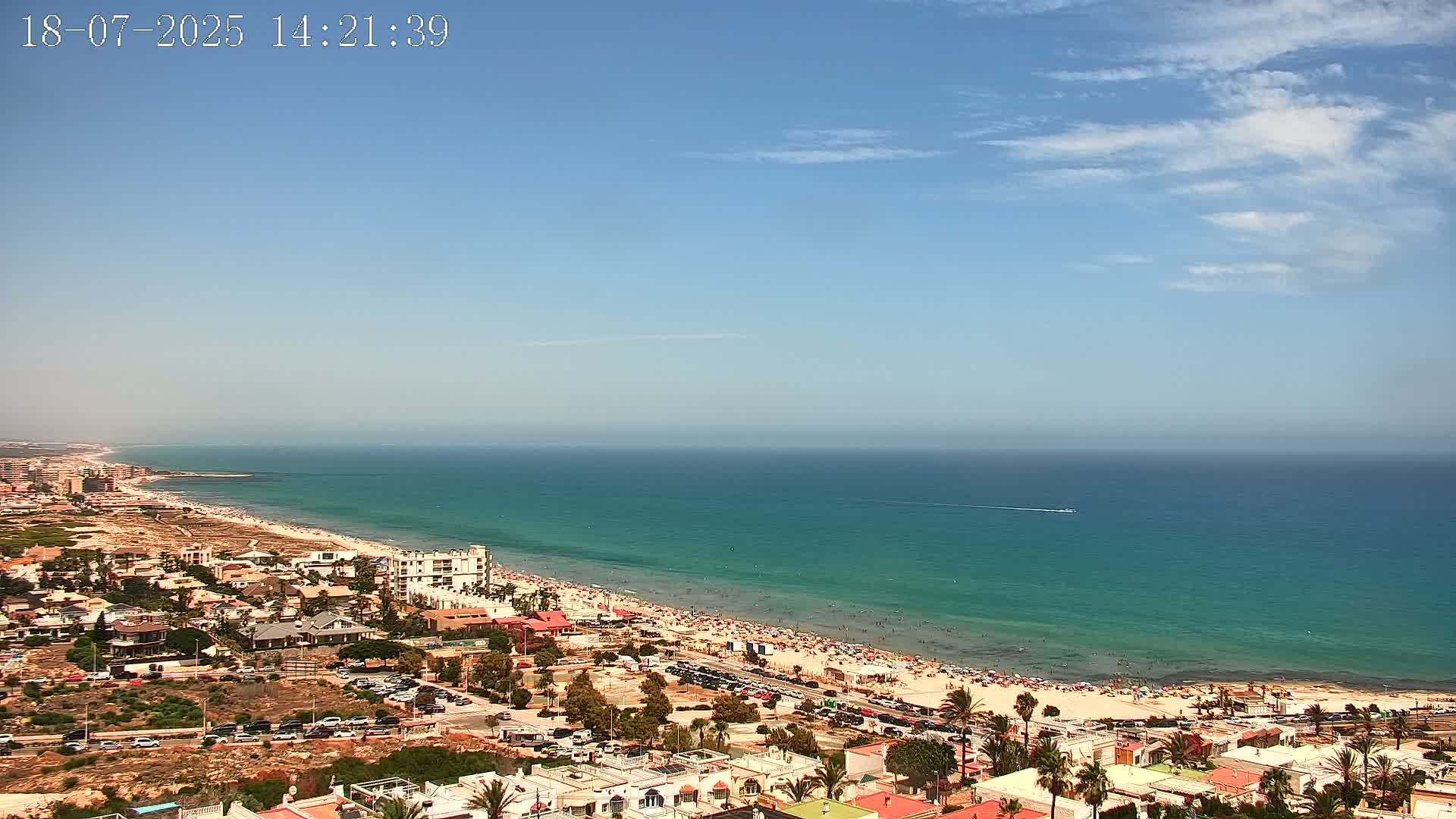 Torrevieja Playa de La Mata Beach Live Cam - Alicante, Valencia, Spain