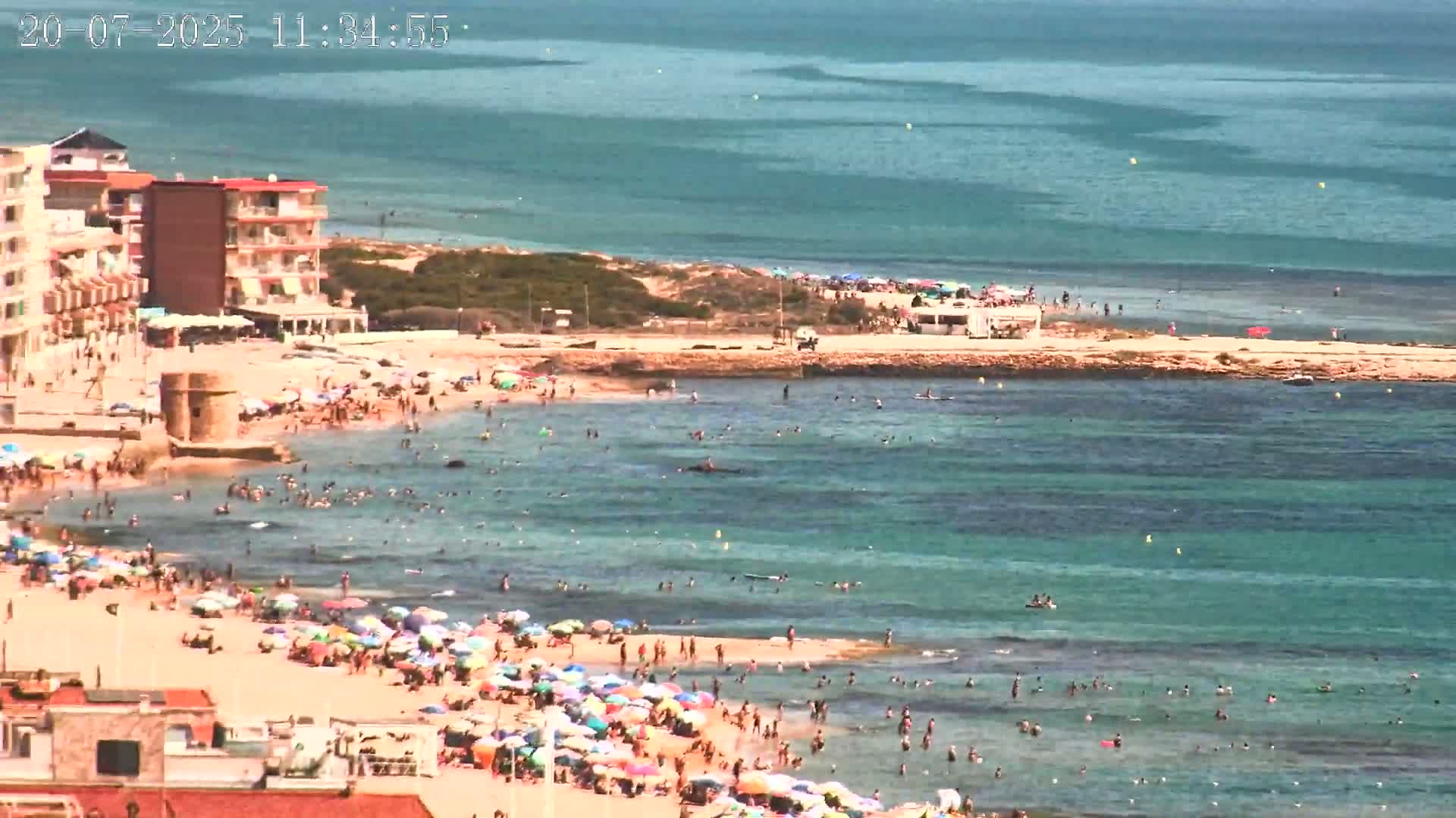 Torrevieja Playa de La Mata Beach Live Cam - Alicante, Valencia, Spain