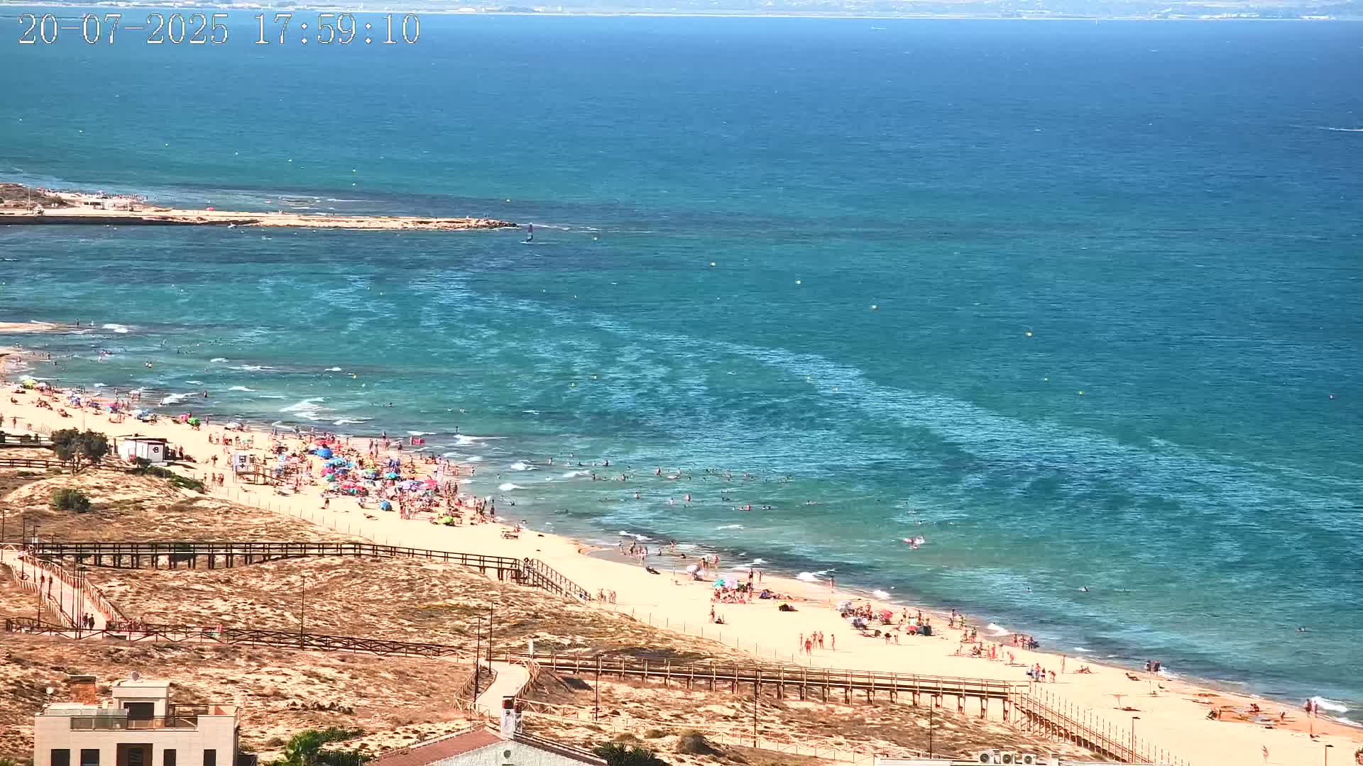 Torrevieja Playa de La Mata Beach Live Cam - Alicante, Valencia, Spain