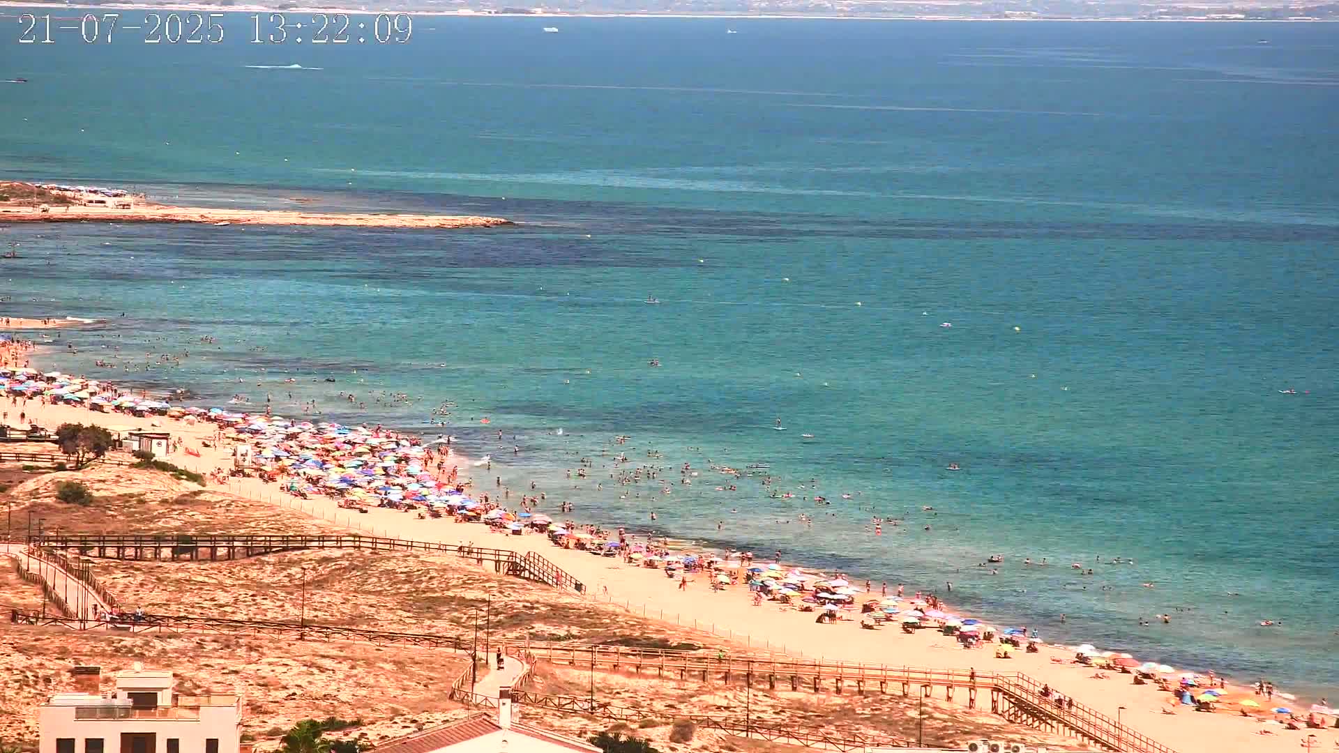 Torrevieja Playa de La Mata Beach Live Cam - Alicante, Valencia, Spain