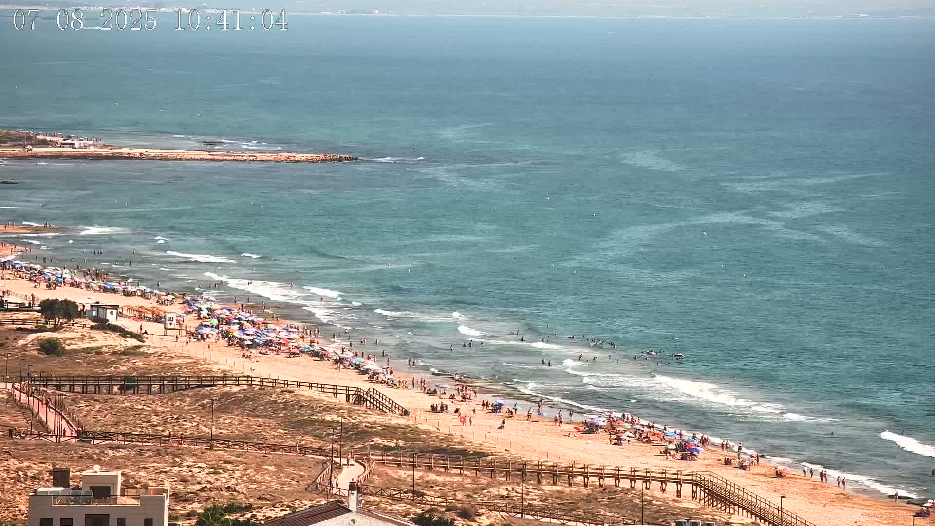 Torrevieja Playa de La Mata Beach Live Cam - Alicante, Valencia, Spain