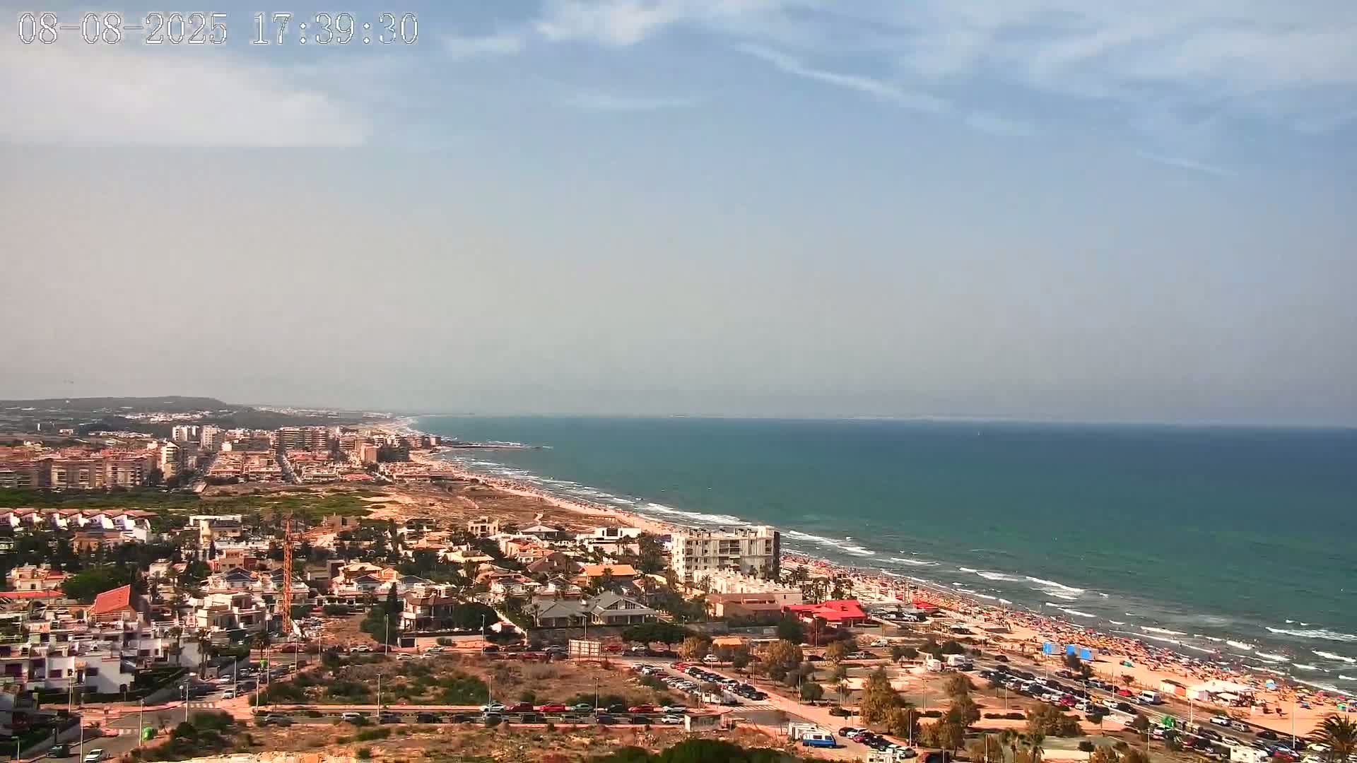 Torrevieja Playa de La Mata Beach Live Cam - Alicante, Valencia, Spain