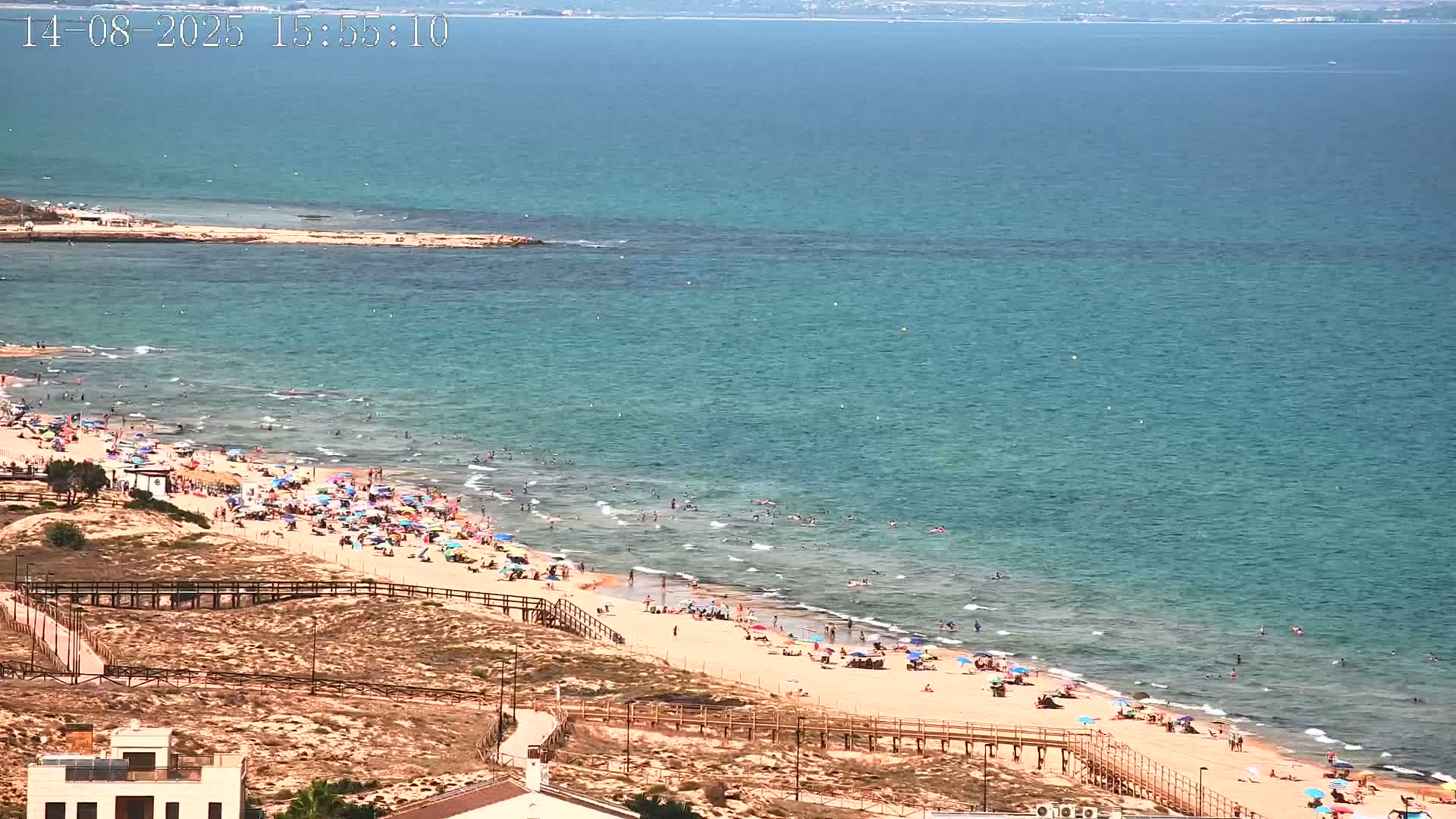 Torrevieja Playa de La Mata Beach Live Cam - Alicante, Valencia, Spain