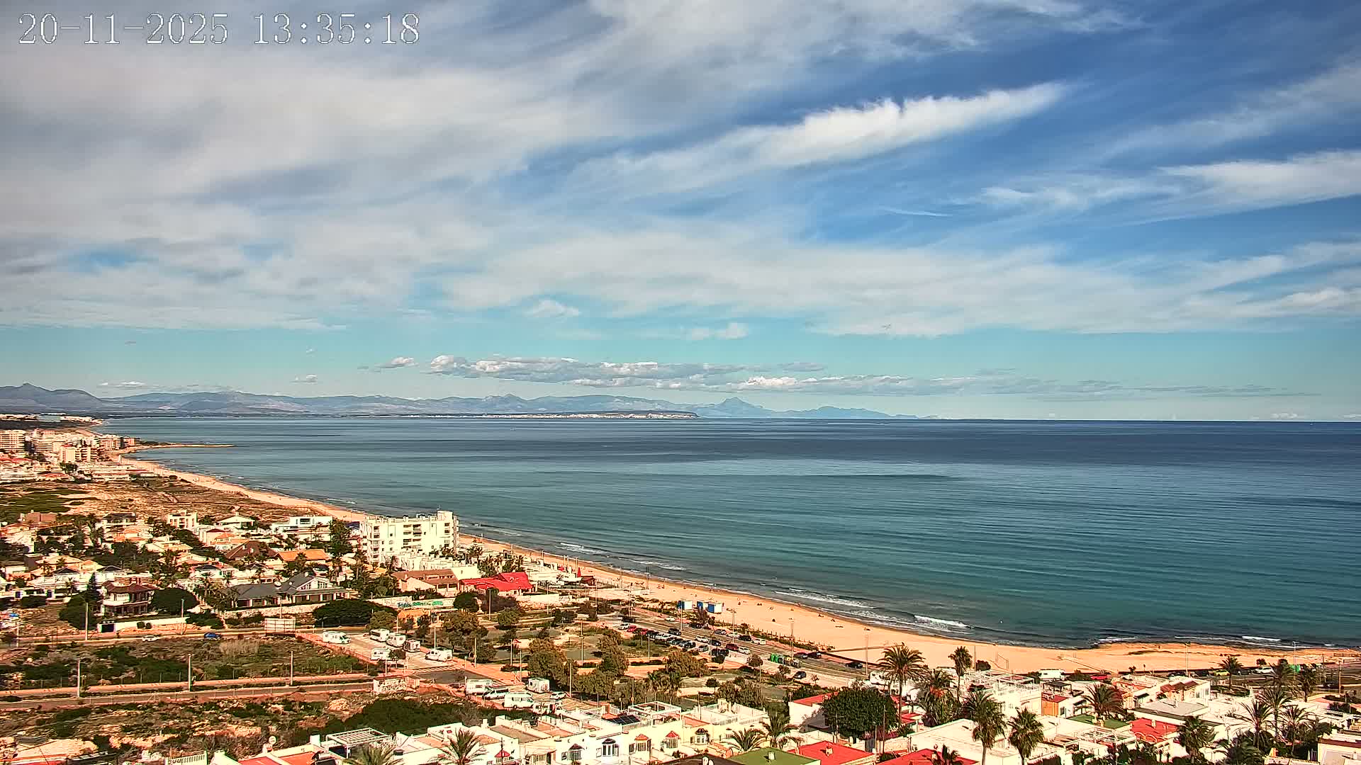 Torrevieja Playa de La Mata Beach Live Cam - Alicante, Valencia, Spain