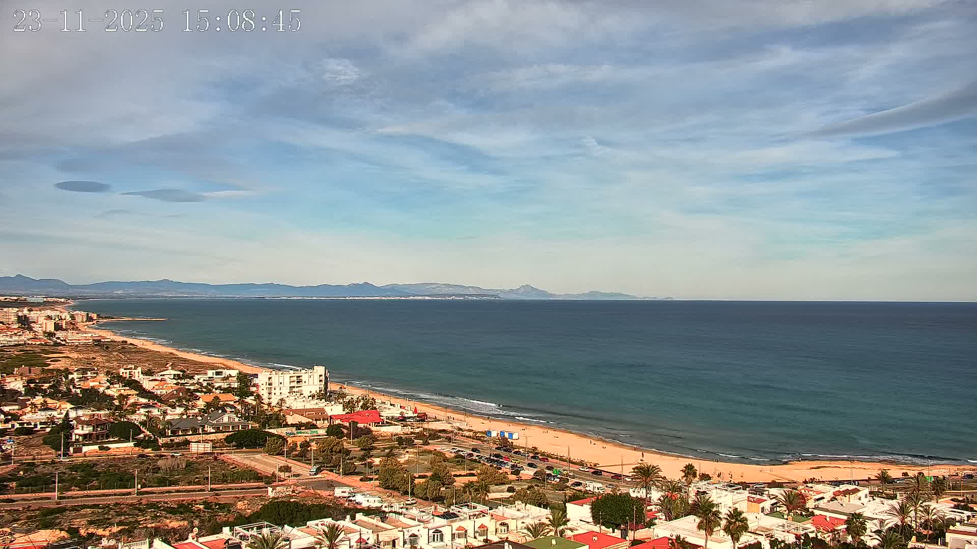 Torrevieja Playa de La Mata Beach Live Cam - Alicante, Valencia, Spain