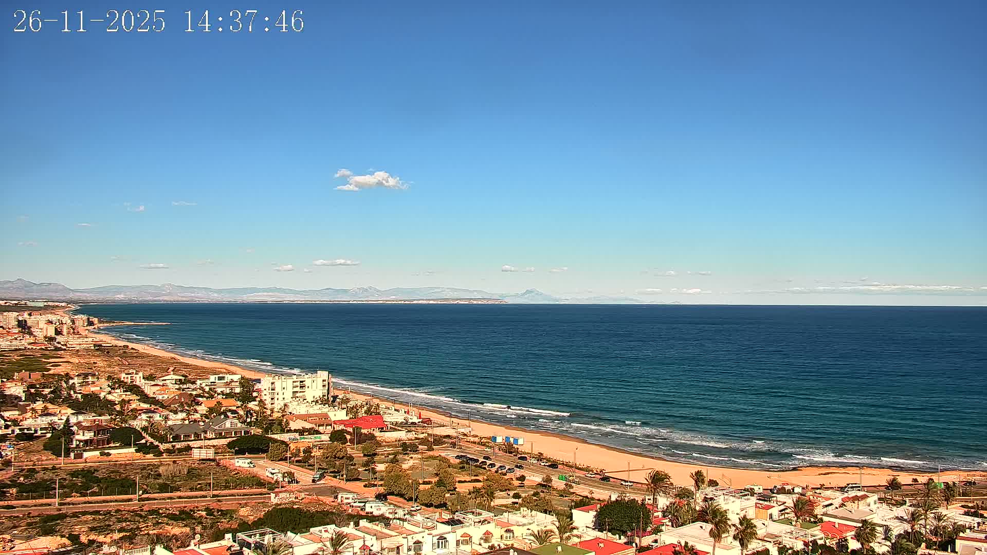 Torrevieja Playa de La Mata Beach Live Cam - Alicante, Valencia, Spain