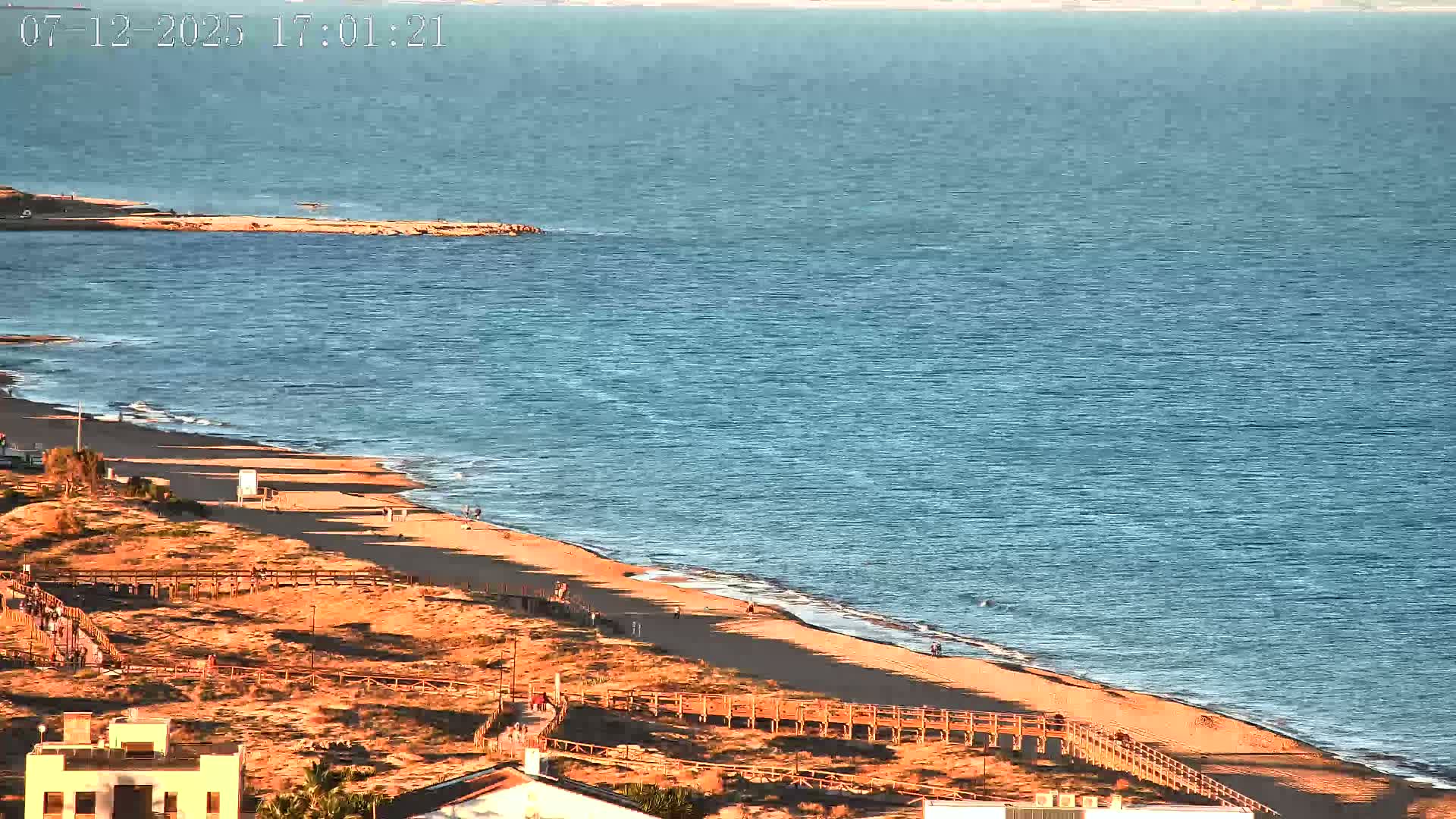 Torrevieja Playa de La Mata Beach Live Cam - Alicante, Valencia, Spain