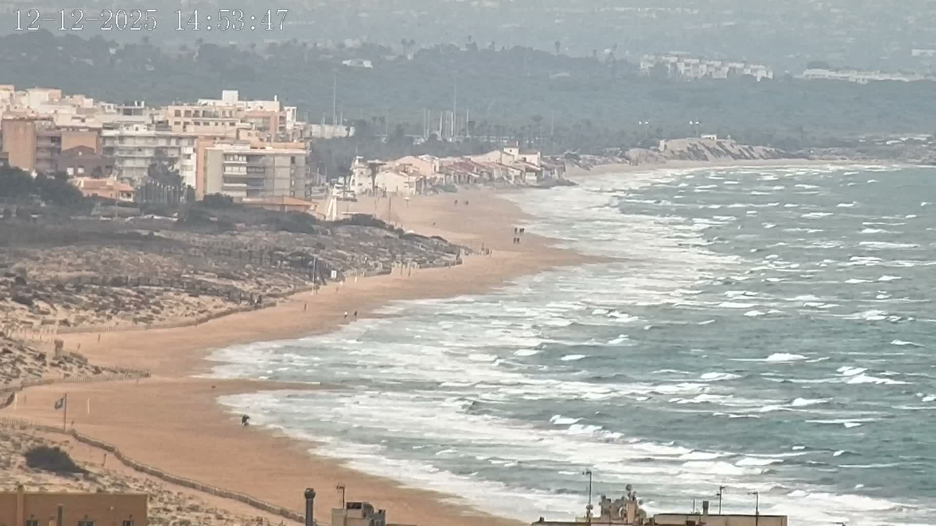 Torrevieja Playa de La Mata Beach Live Cam - Alicante, Valencia, Spain