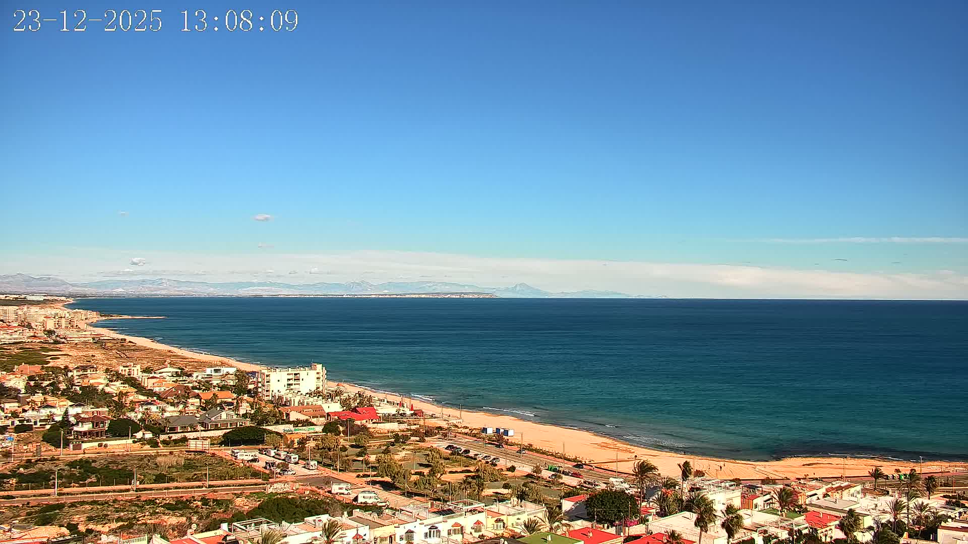 Torrevieja Playa de La Mata Beach Live Cam - Alicante, Valencia, Spain