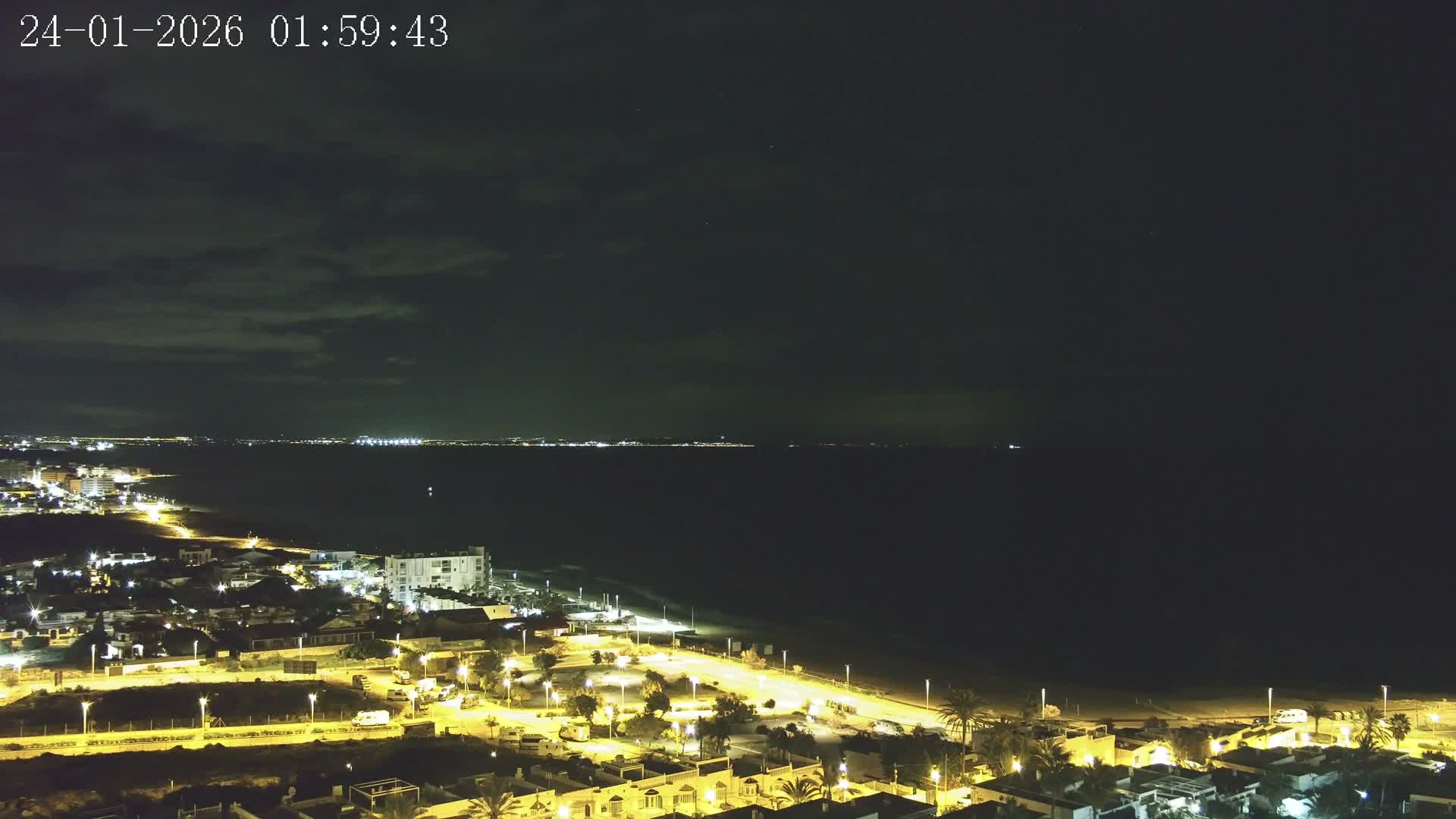 Torrevieja Playa de La Mata Beach Live Cam - Alicante, Valencia, Spain