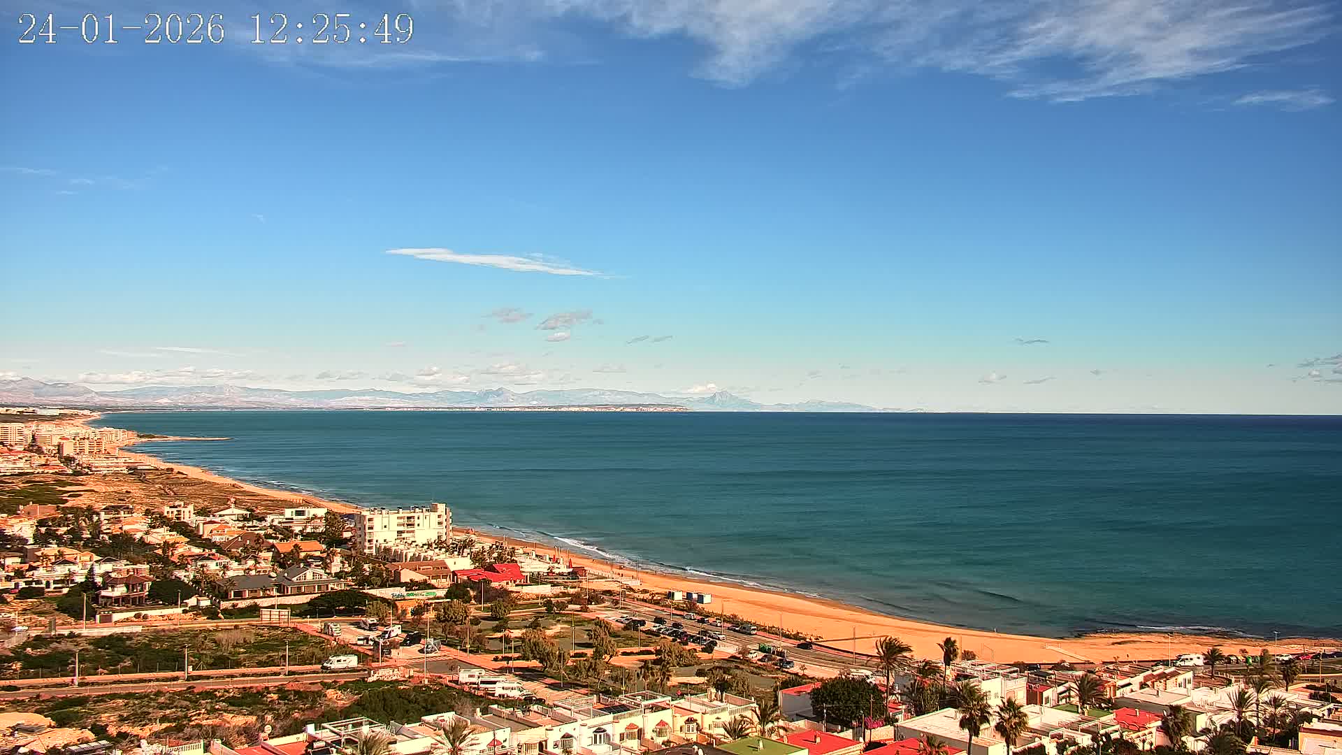 Torrevieja Playa de La Mata Beach Live Cam - Alicante, Valencia, Spain