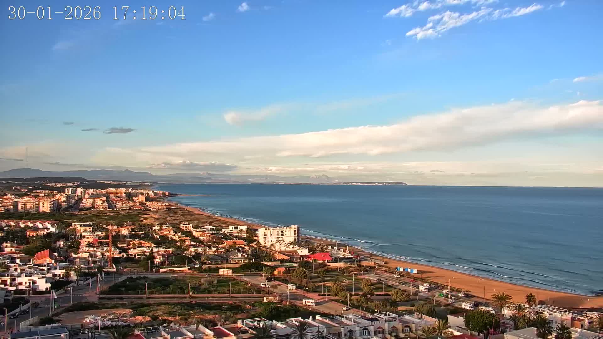 Torrevieja Playa de La Mata Beach Live Cam - Alicante, Valencia, Spain