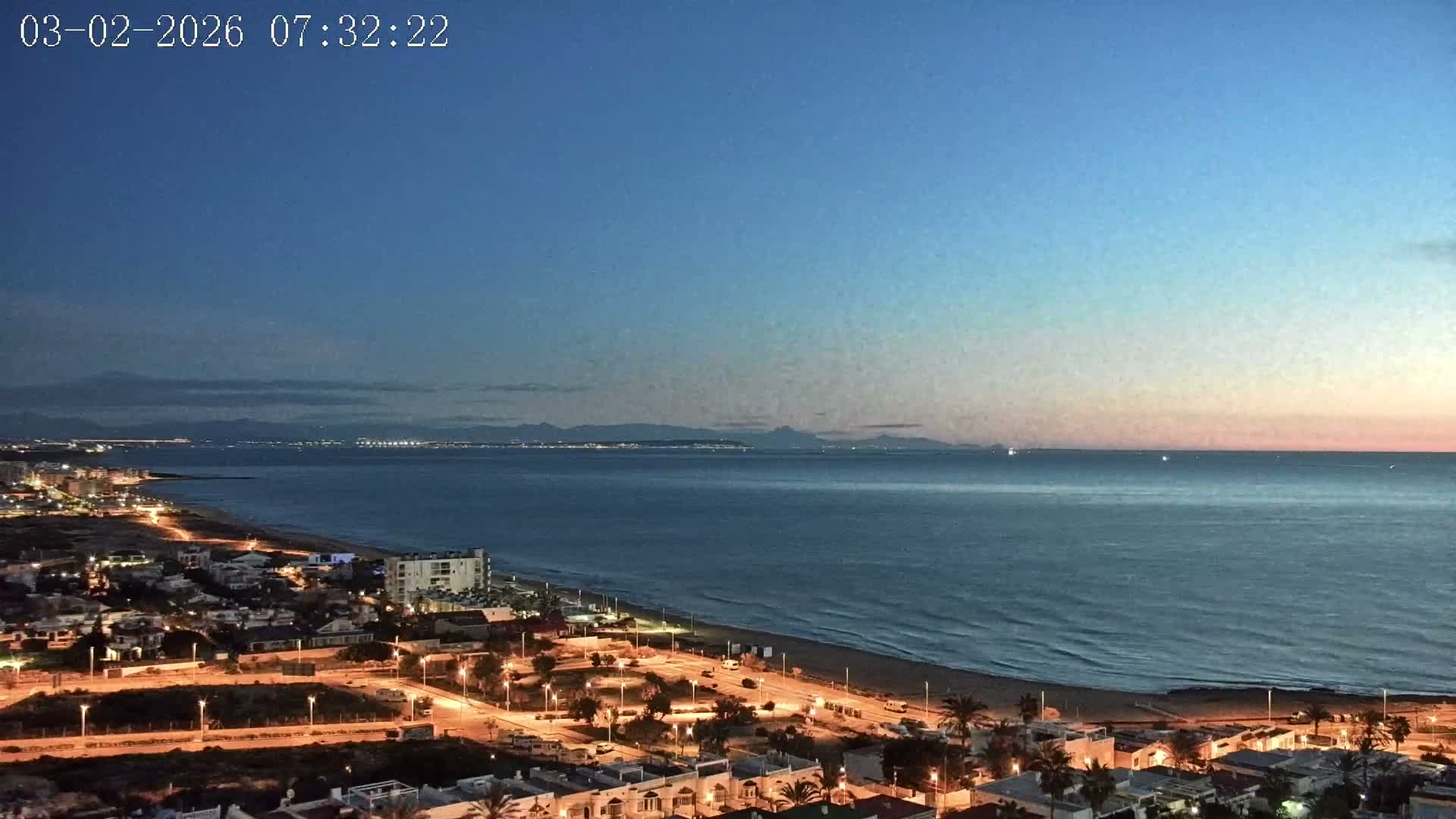 Torrevieja Playa de La Mata Beach Live Cam - Alicante, Valencia, Spain