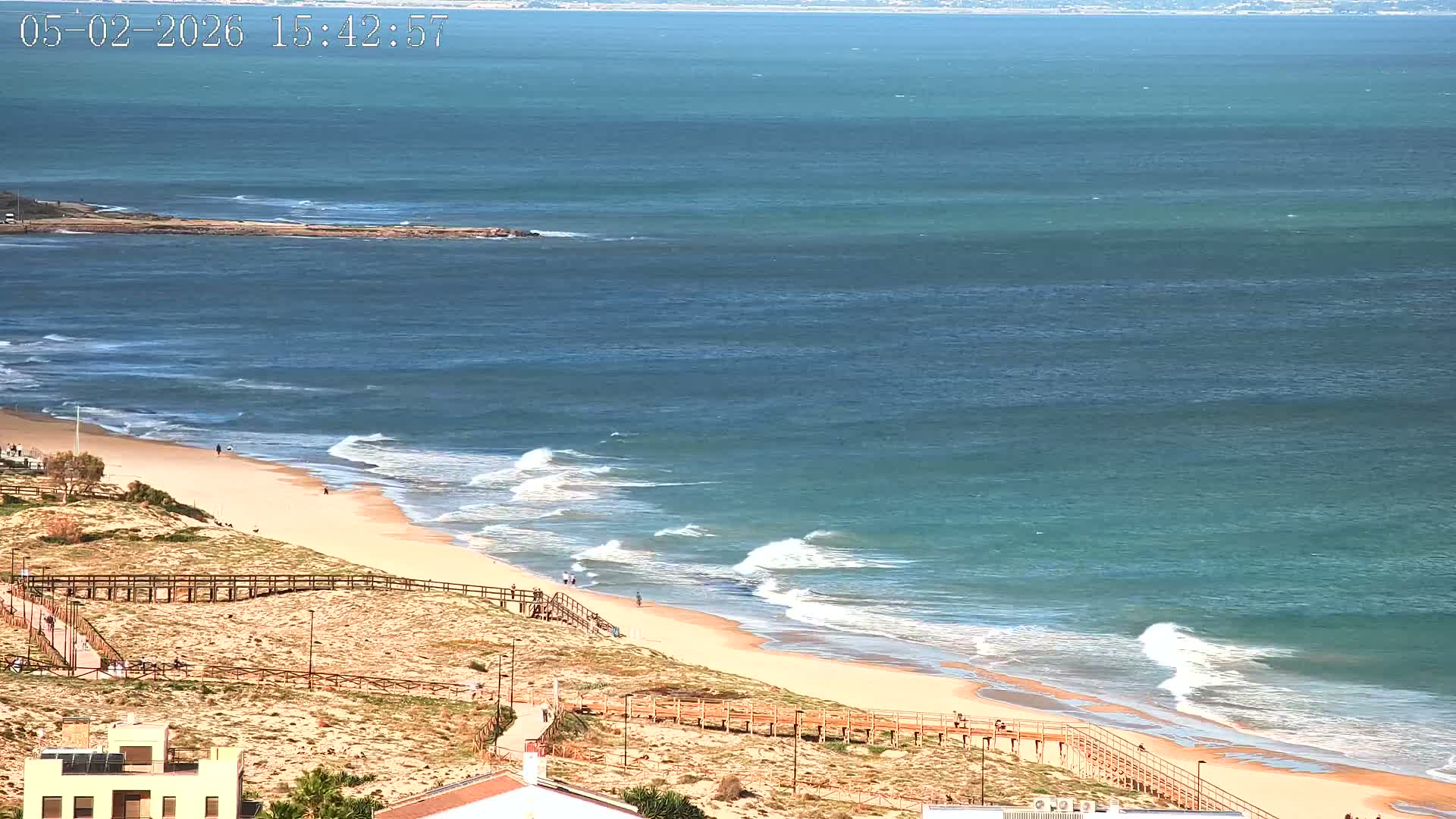 Torrevieja Playa de La Mata Beach Live Cam - Alicante, Valencia, Spain