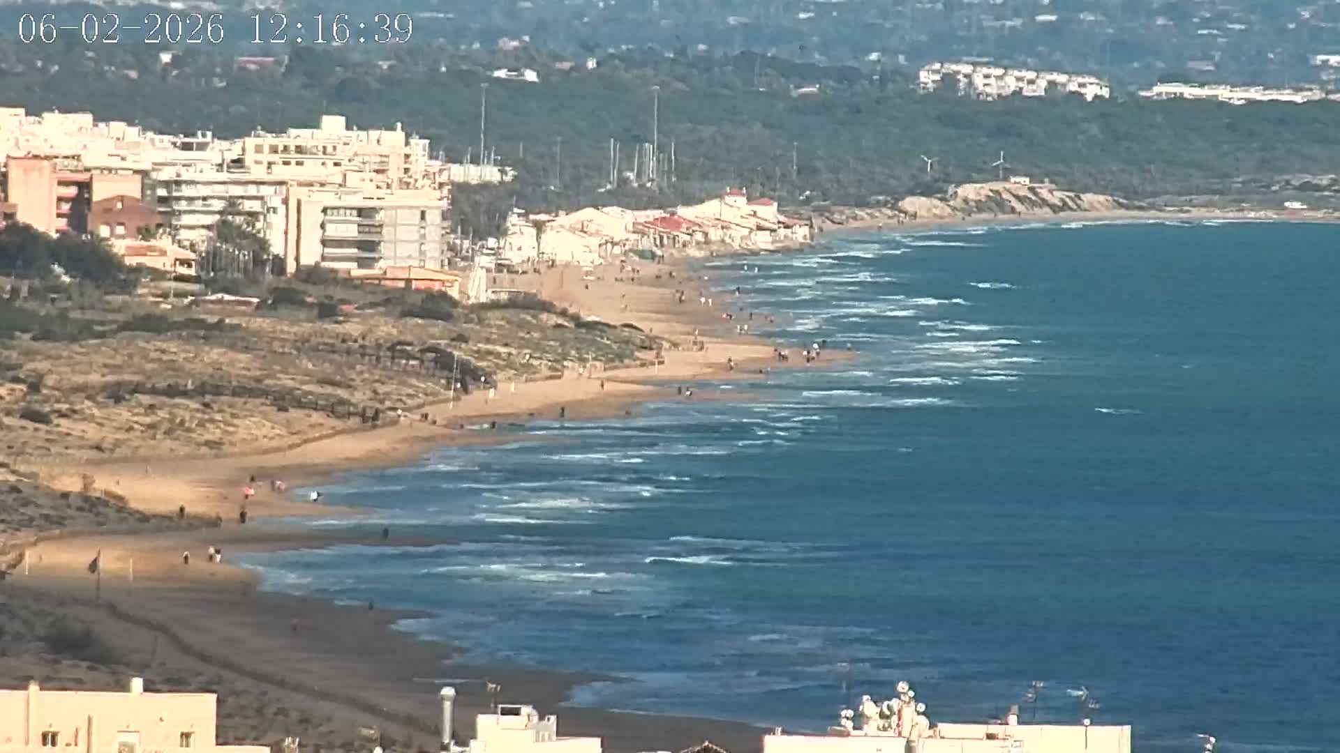 Torrevieja Playa de La Mata Beach Live Cam - Alicante, Valencia, Spain