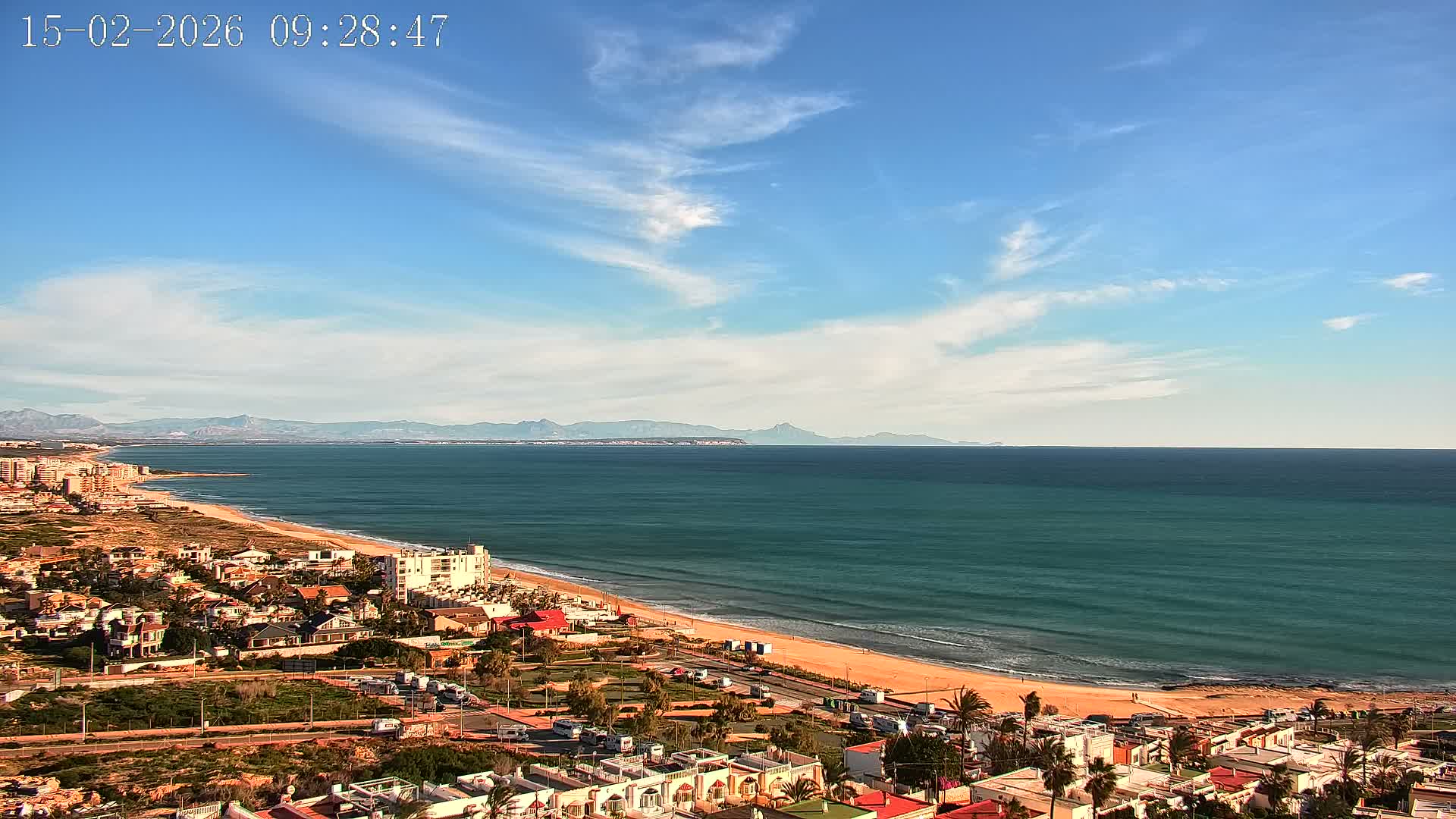 Torrevieja Playa de La Mata Beach Live Cam - Alicante, Valencia, Spain