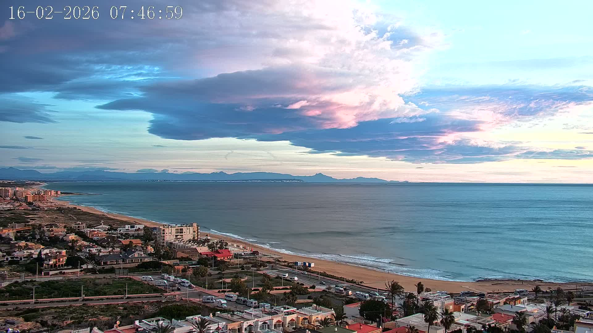 Torrevieja Playa de La Mata Beach Live Cam - Alicante, Valencia, Spain
