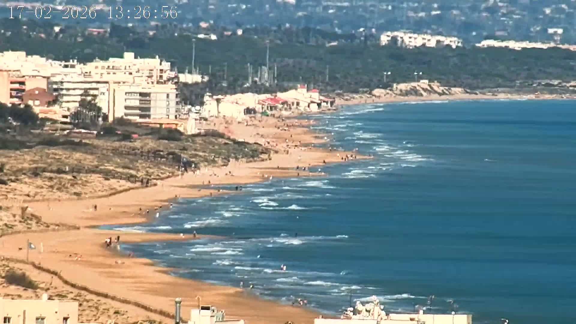 Torrevieja Playa de La Mata Beach Live Cam - Alicante, Valencia, Spain