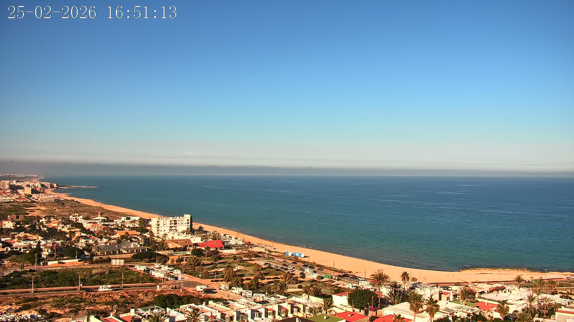 Torrevieja Playa de La Mata Beach Live Cam - Alicante, Valencia, Spain