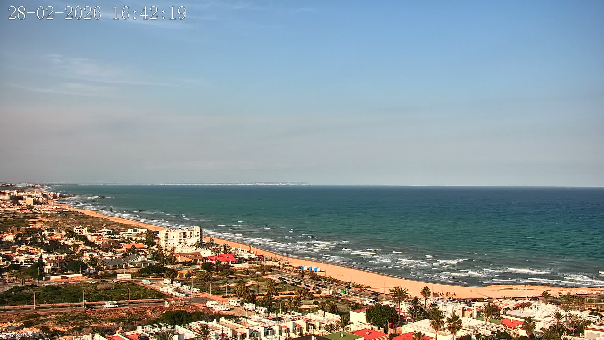 Torrevieja Playa de La Mata Beach Live Cam - Alicante, Valencia, Spain