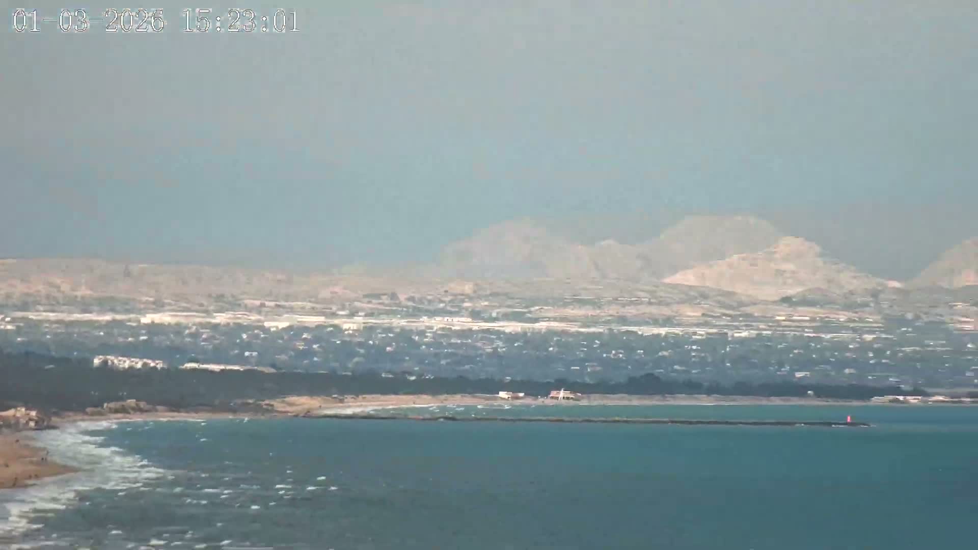 Torrevieja Playa de La Mata Beach Live Cam - Alicante, Valencia, Spain