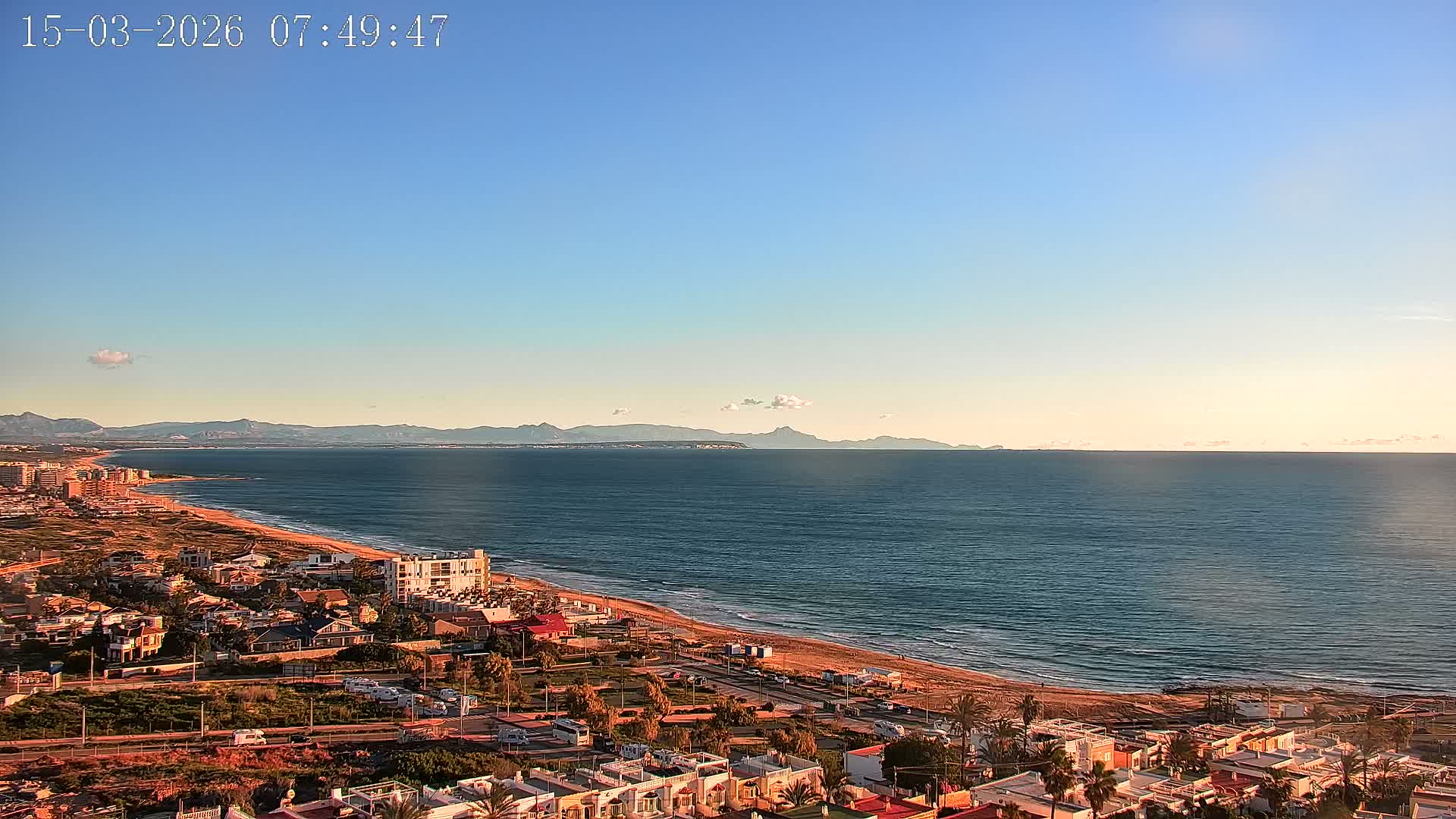Torrevieja Playa de La Mata Beach Live Cam - Alicante, Valencia, Spain