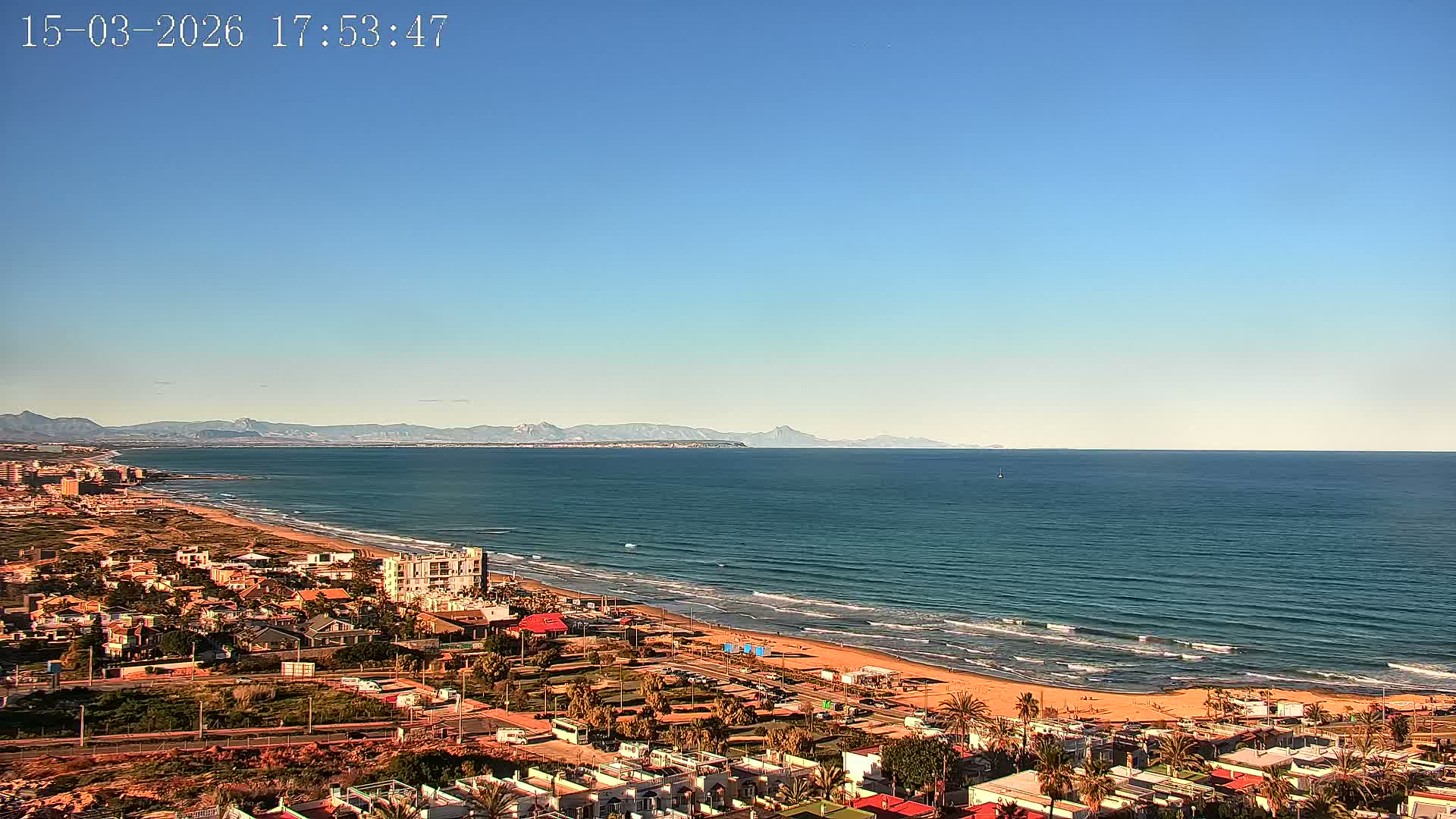 Torrevieja Playa de La Mata Beach Live Cam - Alicante, Valencia, Spain
