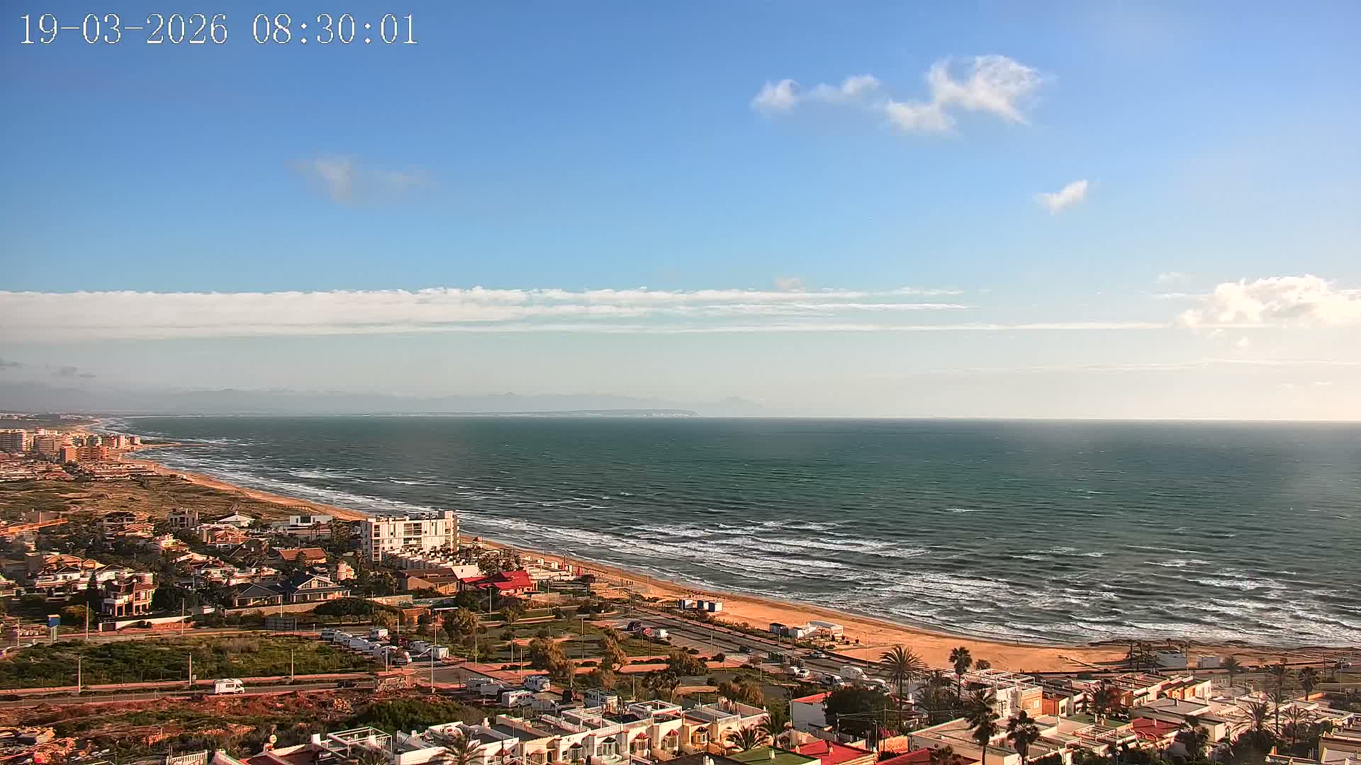 Torrevieja Playa de La Mata Beach Live Cam - Alicante, Valencia, Spain